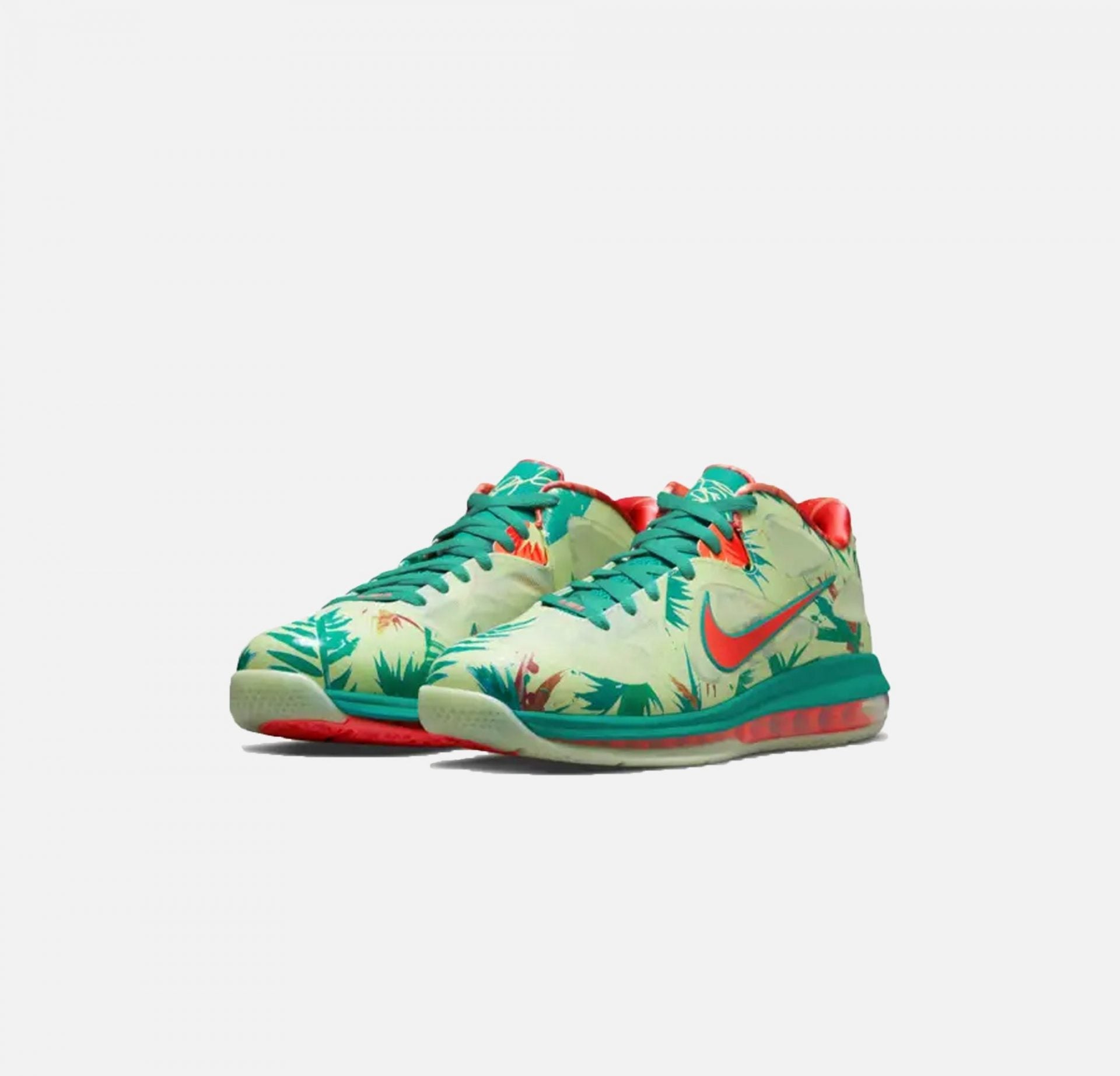 Nike | LEBRON IX LOW { WHITE LIME / BRIGHT MANGO
