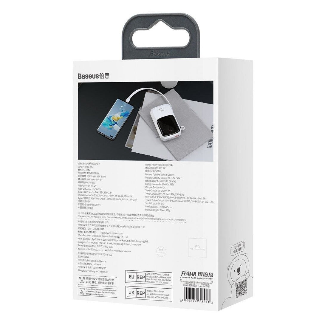 Peeperly Qpow 10000mAh Power Bank with Type-C Cable - view 11