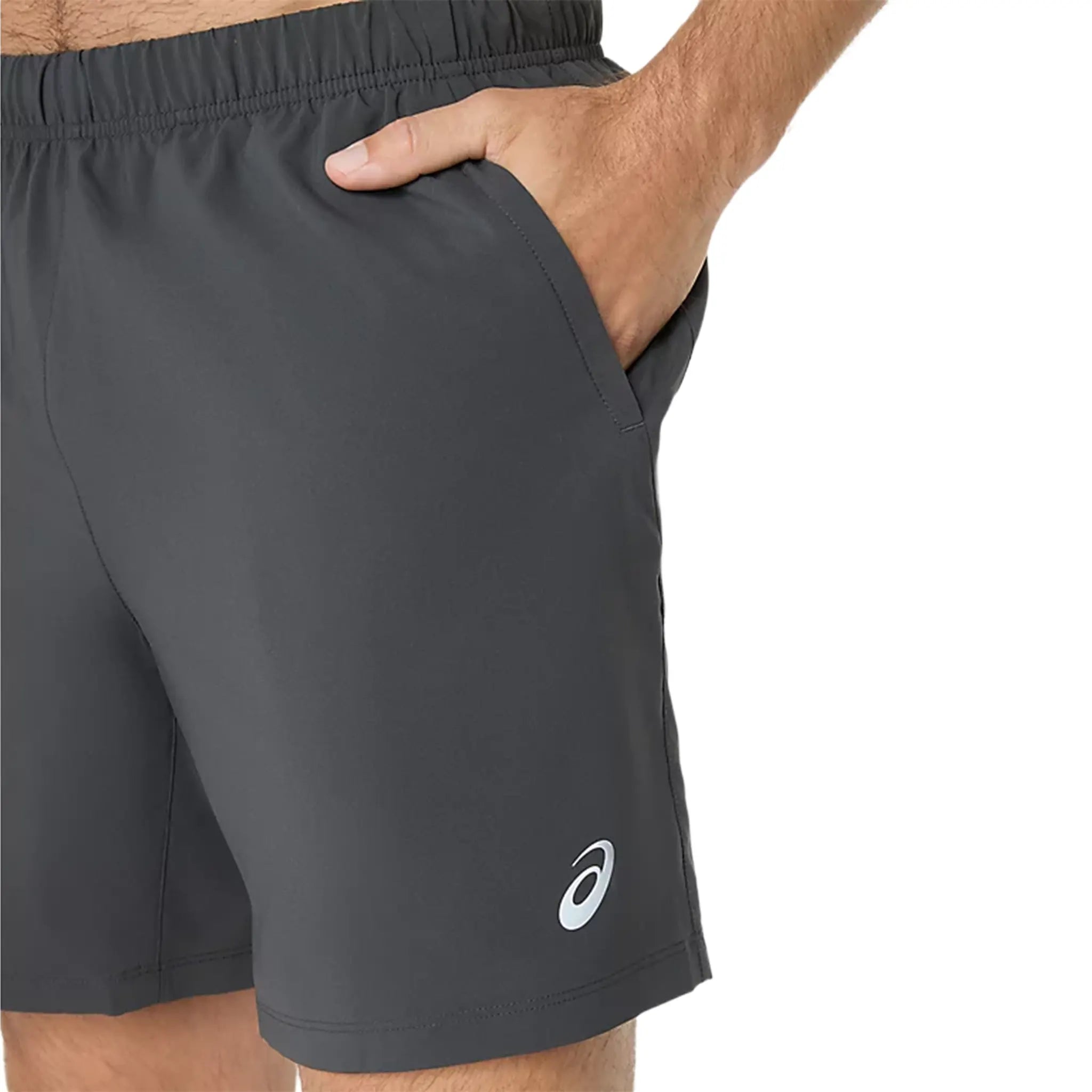Asics Road Sport 7Inch Performance Graphite Grey Shorts - view 5