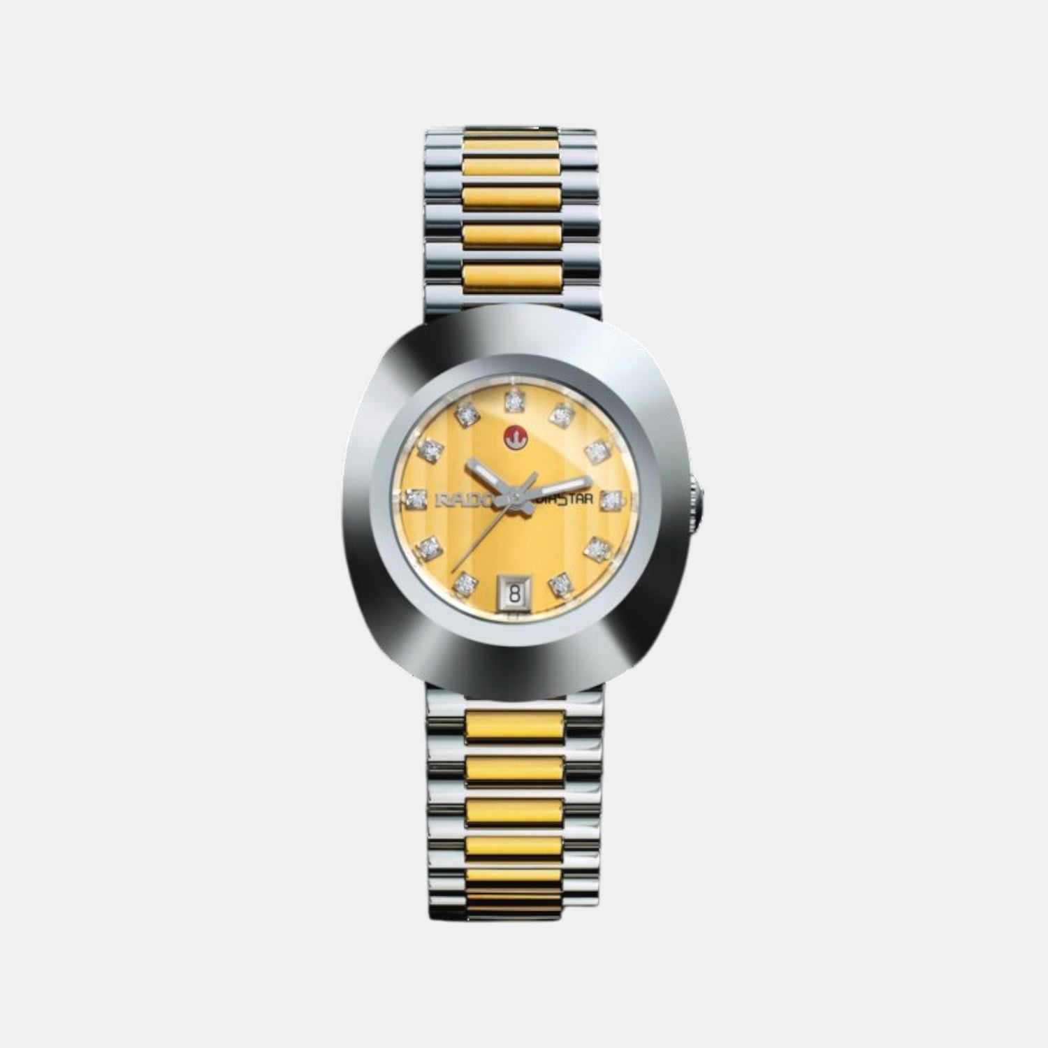 Rado DiaStar Original Women Automatic Gold Dial Analog Stainless Steel Watch R12403633