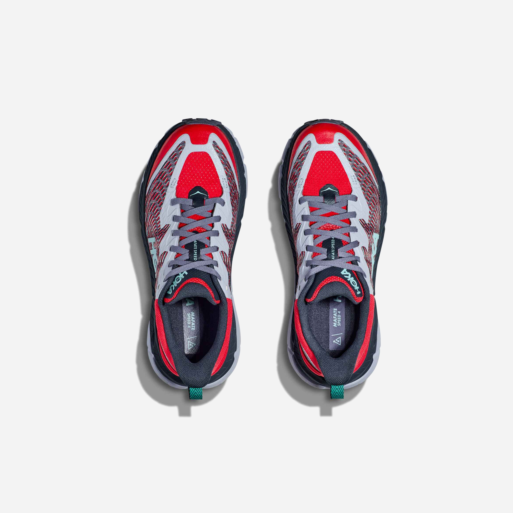 Hoka One One Mafate Speed 4 Cerise Stormy Skies - view 3