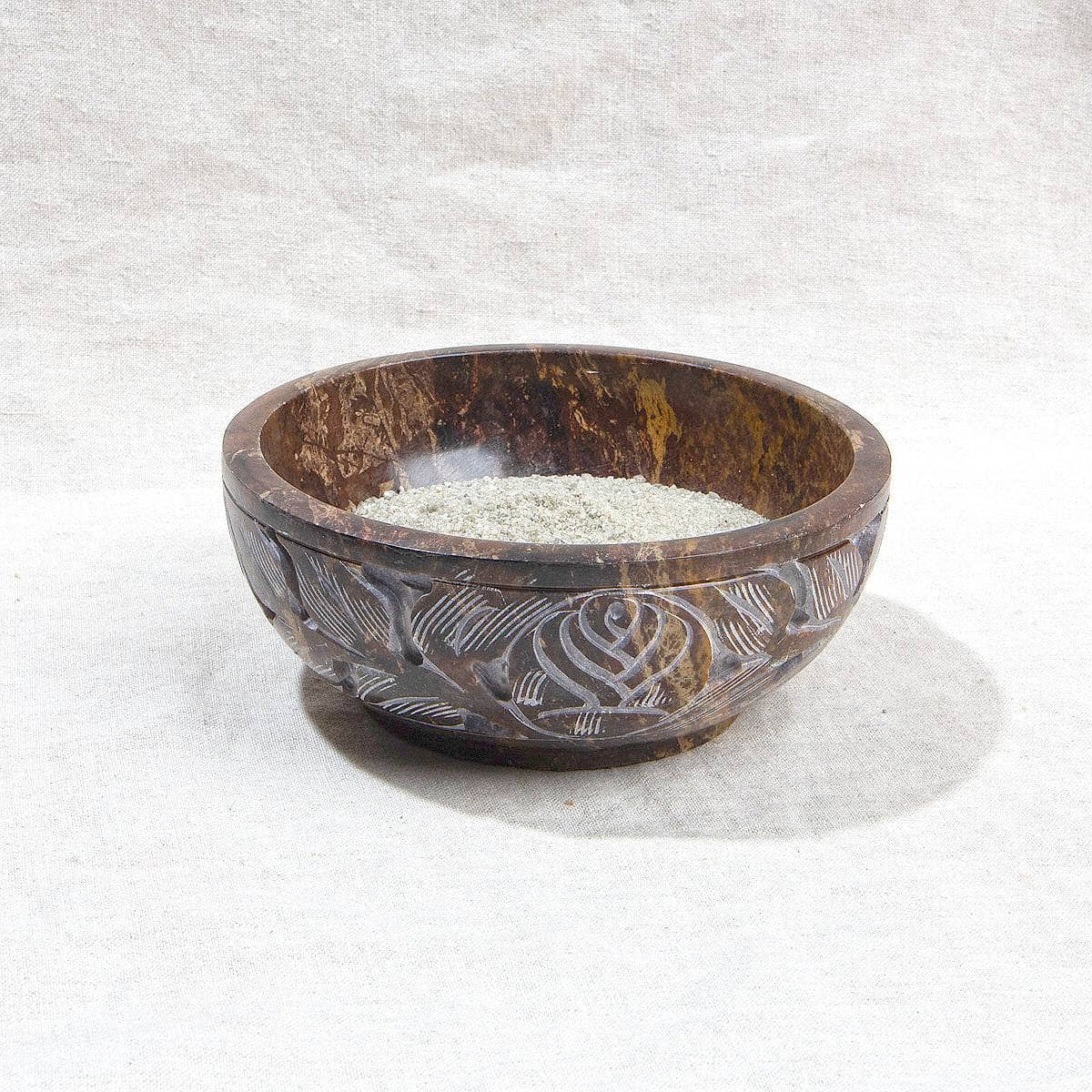 Tiny Rituals Soapstone Carved Smudge Bowl Kit - view 2