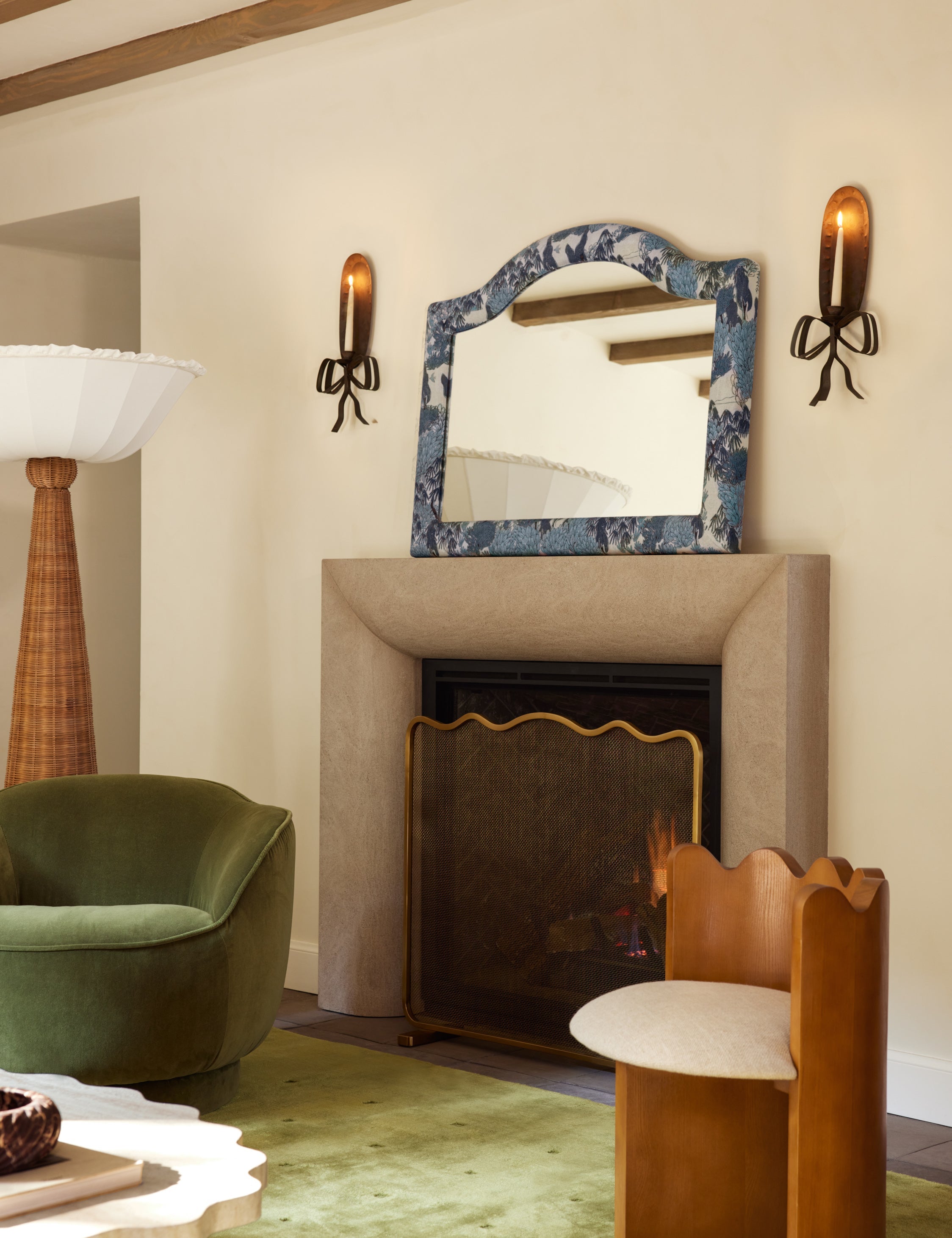Lulu and Georgia Rook Fireplace Screen by Sarah Sherman Samuel - view 2