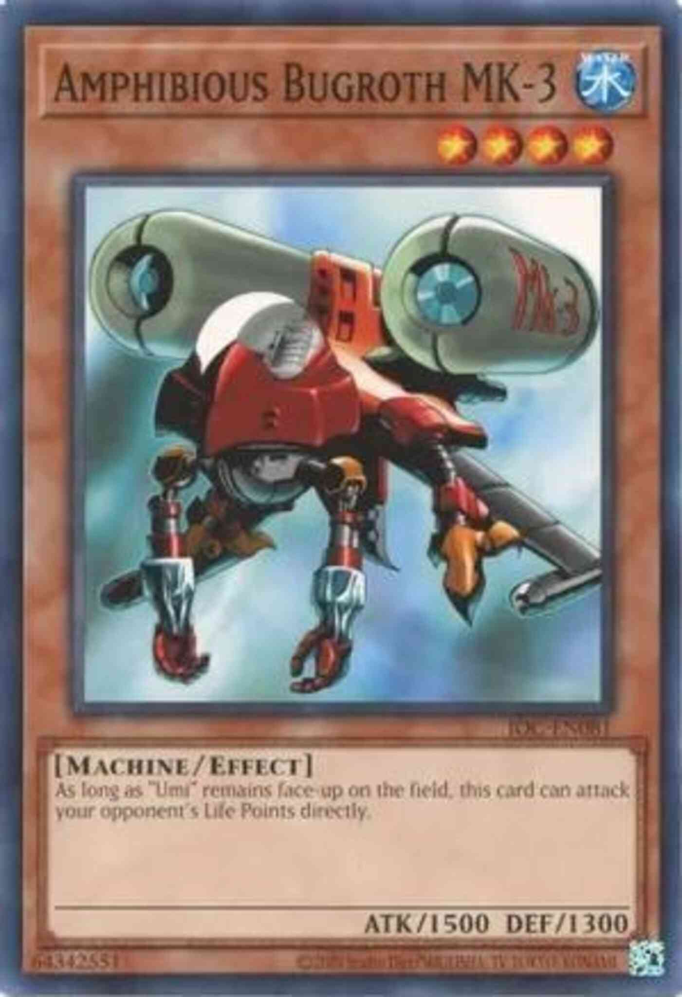 Yu-Gi-Oh! Amphibious Bugroth MK-3 - 25th Anniversary - IOC-EN081 - Common - Unlimited
