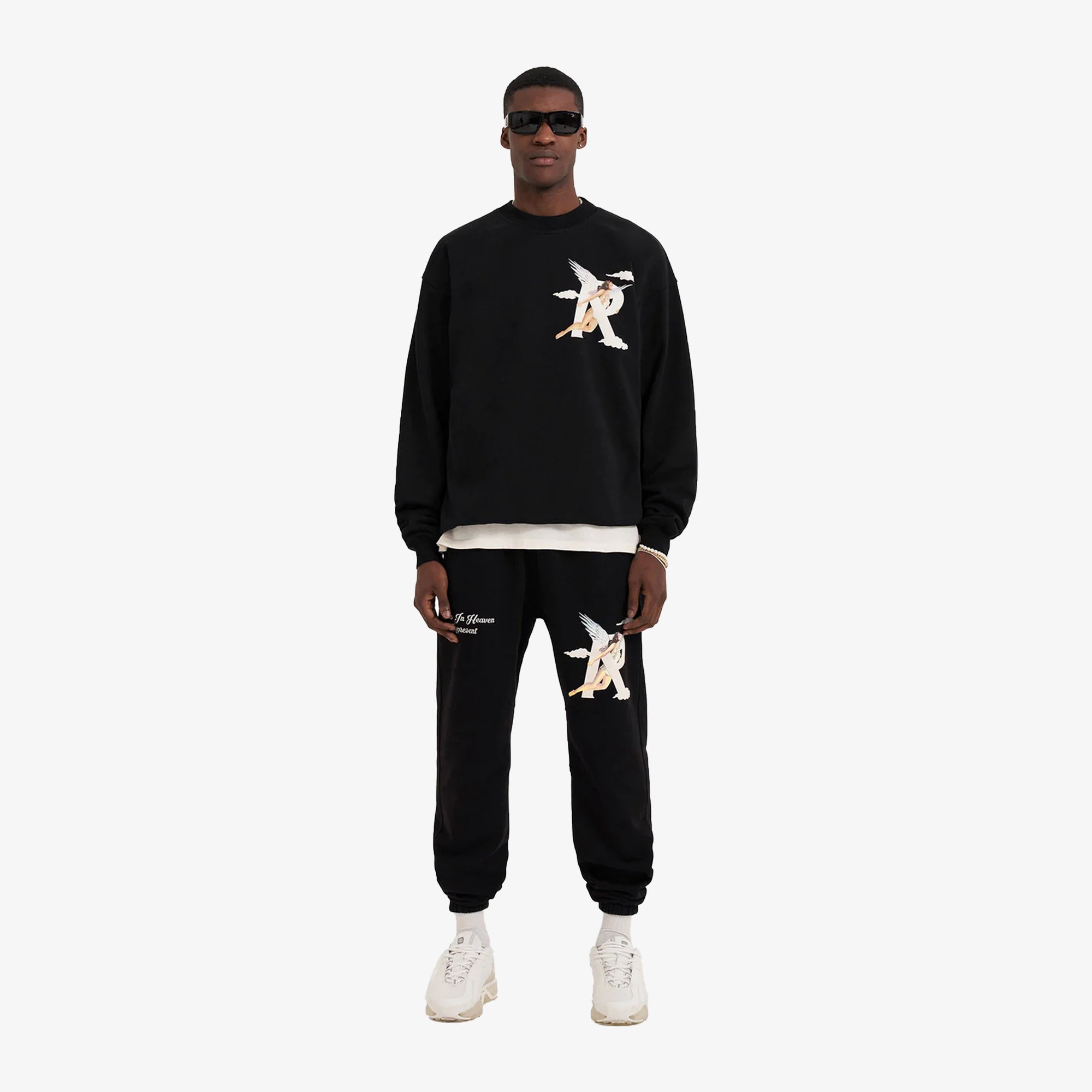 Represent | STORMS IN HEAVEN SWEATPANT { BLACK - view 2