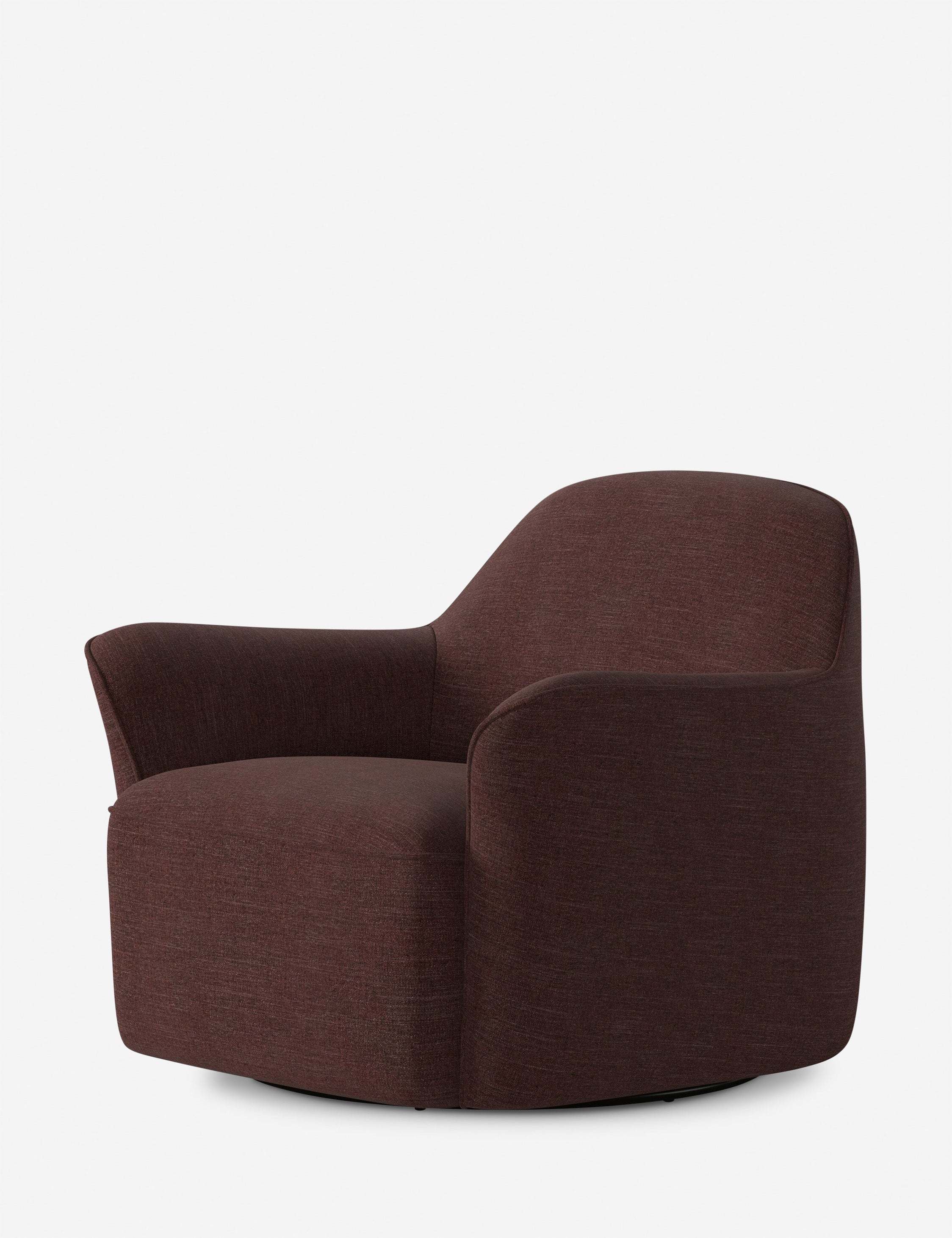 Lulu and Georgia Dawsey Swivel Chair – Plum - view 2