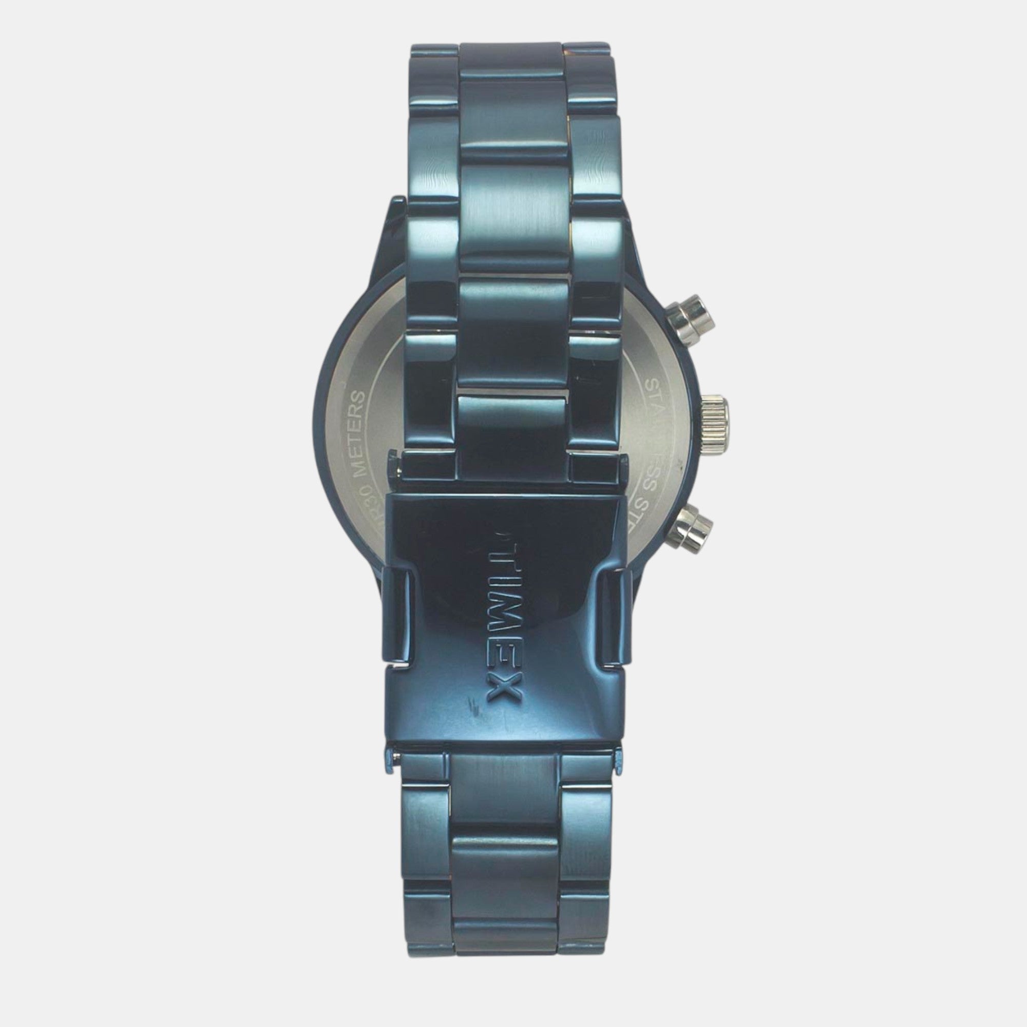 Timex Fashion Men Quartz Blue Dial Chronograph Stainless Steel Watch TWEG19934 - view 5