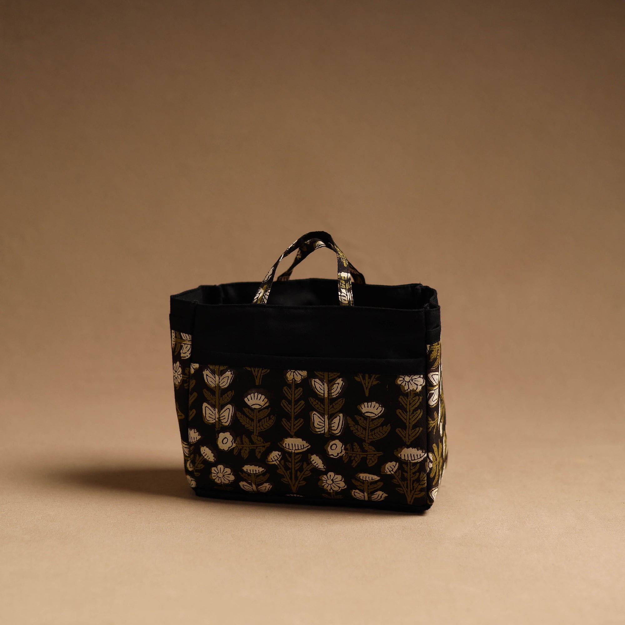 NOORI BAZAR Black - Handmade Cotton Multipurpose Cosmetic/Toiletry Bag 01 - view 2