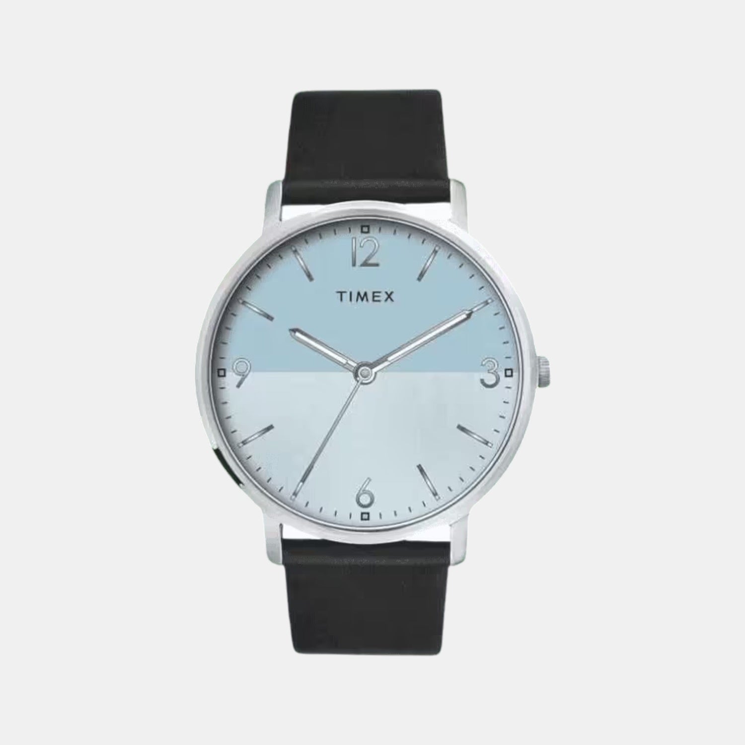 Timex Fashion Men Quartz Blue Dial Analog Leather Watch TW0TG8029