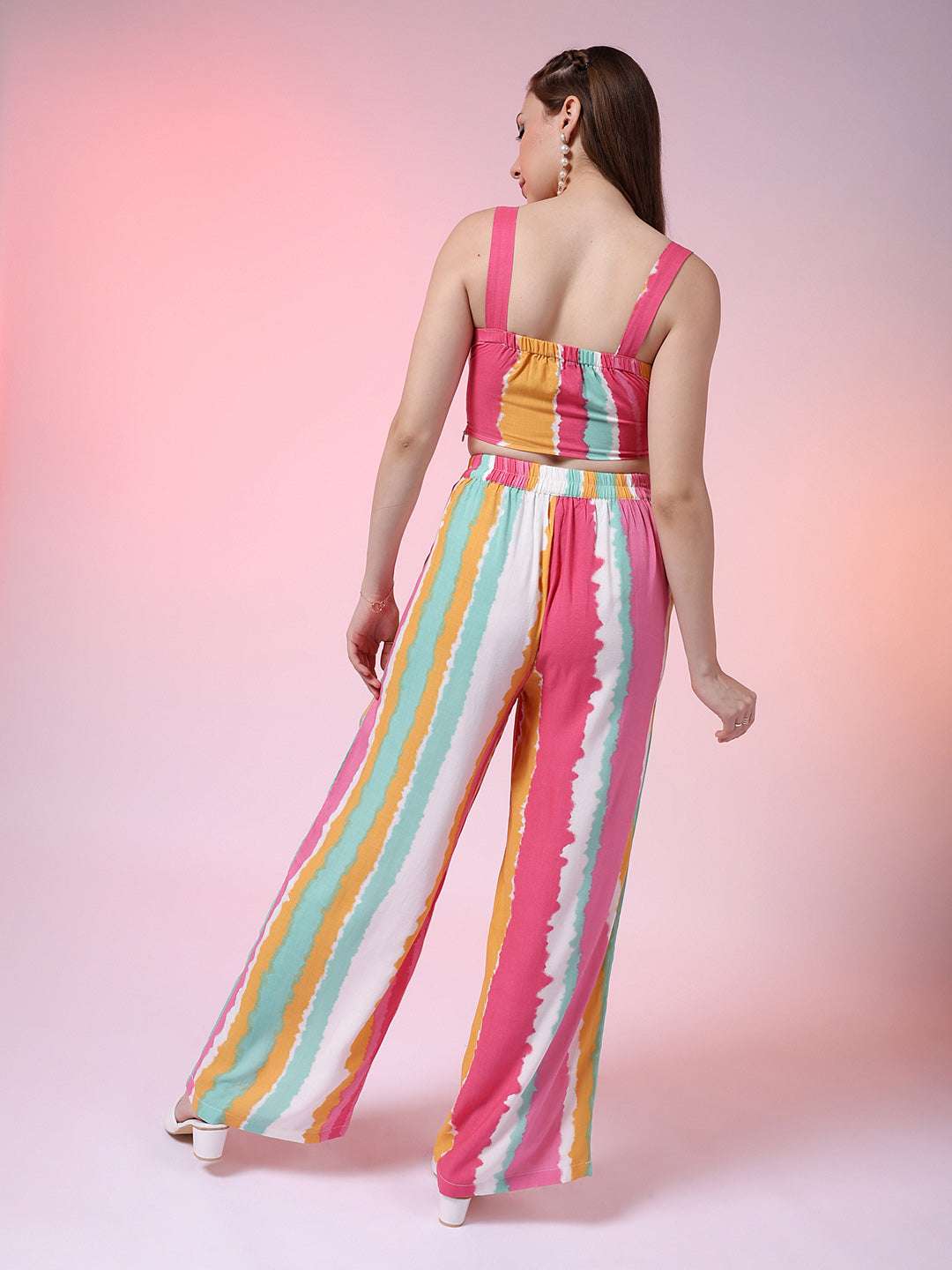 Freehand By The Indian Garage Co Women Striped Co-Ords - view 3
