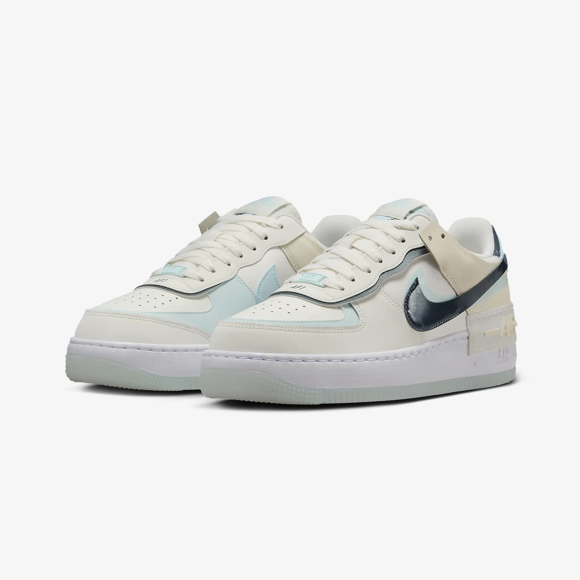Nike | Air Force 1 Shadow { Sail/armory Navy-glacier Blue - view 2
