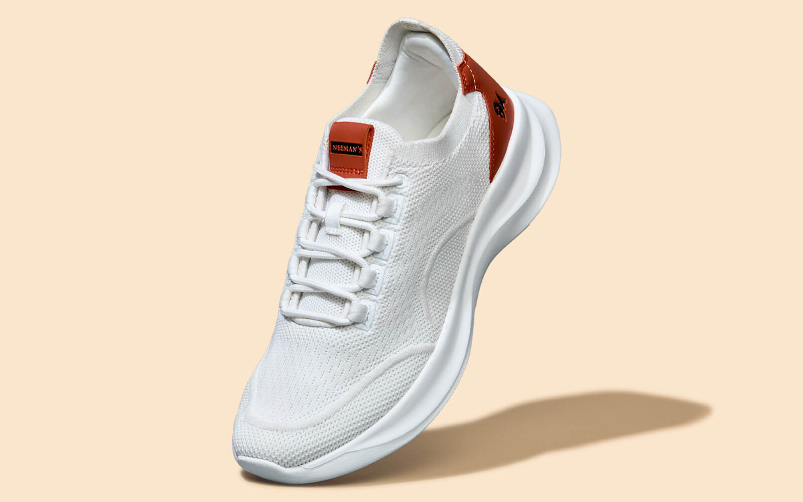 Neeman's The Knit Strides : White