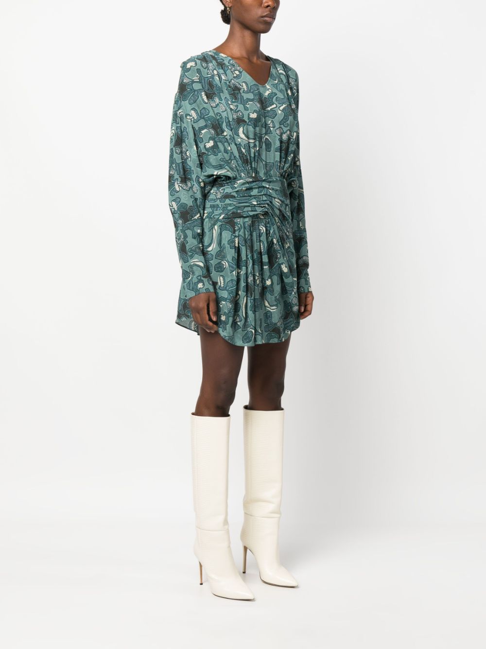 Iro Fontana printed short dress – Viscose 100% - view 2