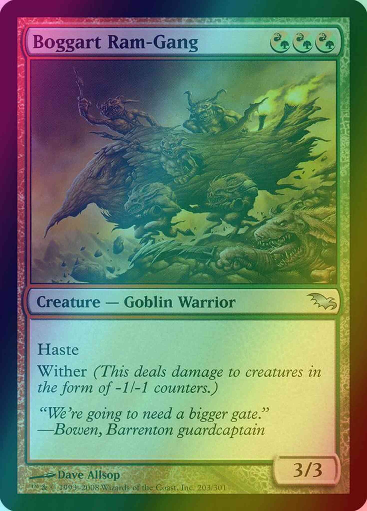 Boggart ram-gang 203 – Magic Boggart Ram-Gang [203] [Shadowmoor] [Foil]