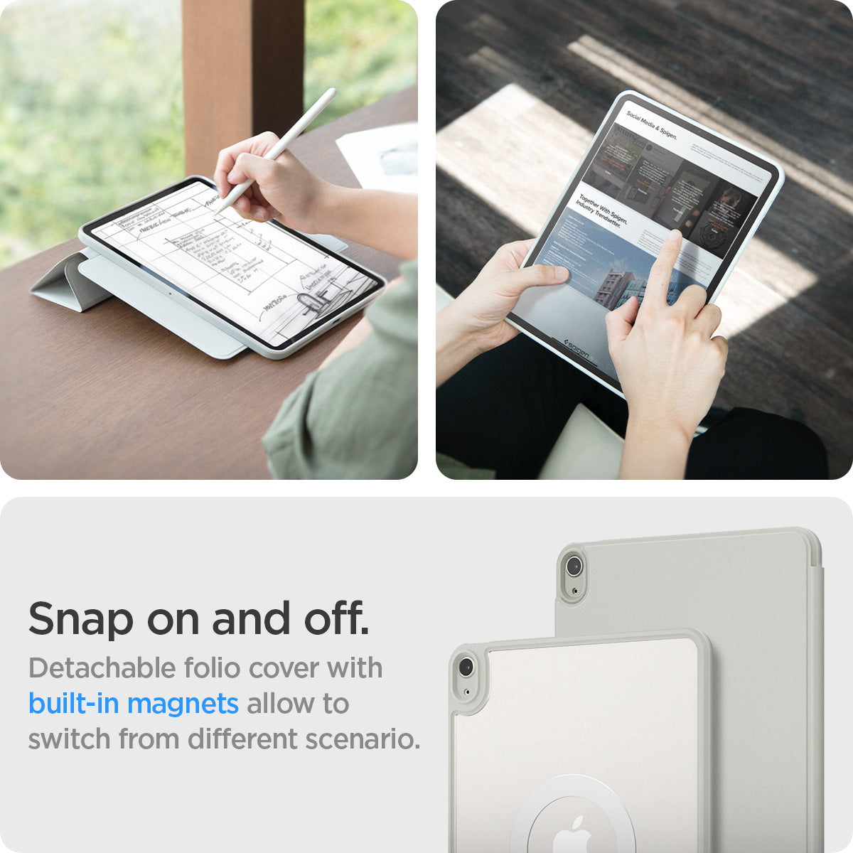 iPad Air Series - Air Skin Pro OneTap – Gray - view 13