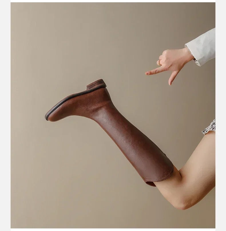 Alamode By Akanksha Jonas Knee High Premium Leather Boots - view 5
