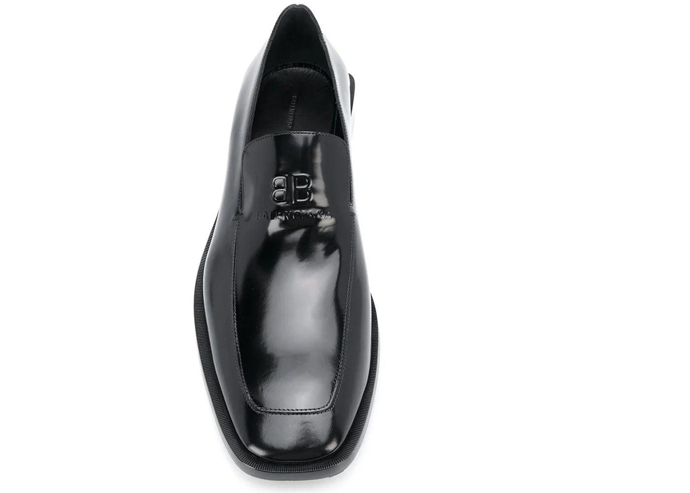 Balenciaga Coin Rim 20Mm Loafers Black Leather - view 2