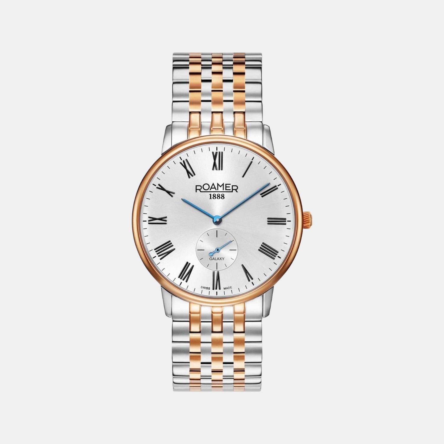 Roamer Galaxy Men Quartz Silver Dial Analog Stainless Steel Watch 620710 49 15 50