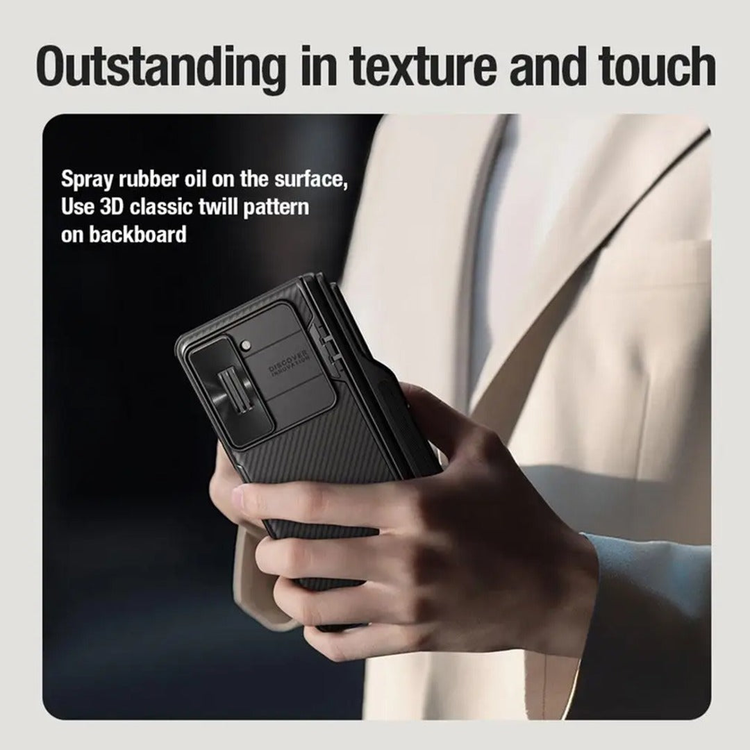 Million Cases Galaxy Z Fold5 Camshield S-Pen Holder Stand Case - view 3