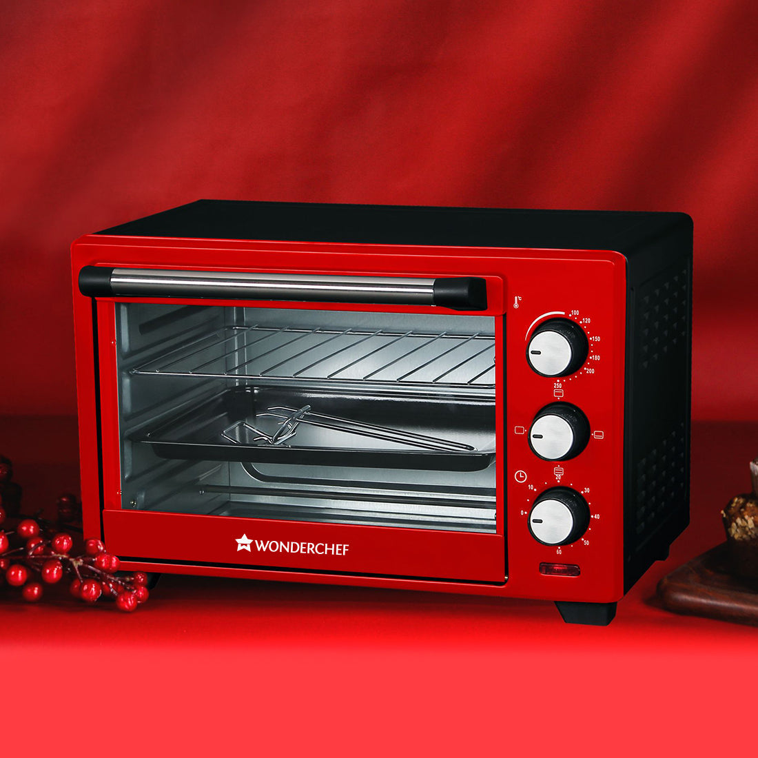 Wonderchef Renewed Oven Toaster Griller (OTG) Crimson Edge - 19 Litres Auto-shut Off - view 16