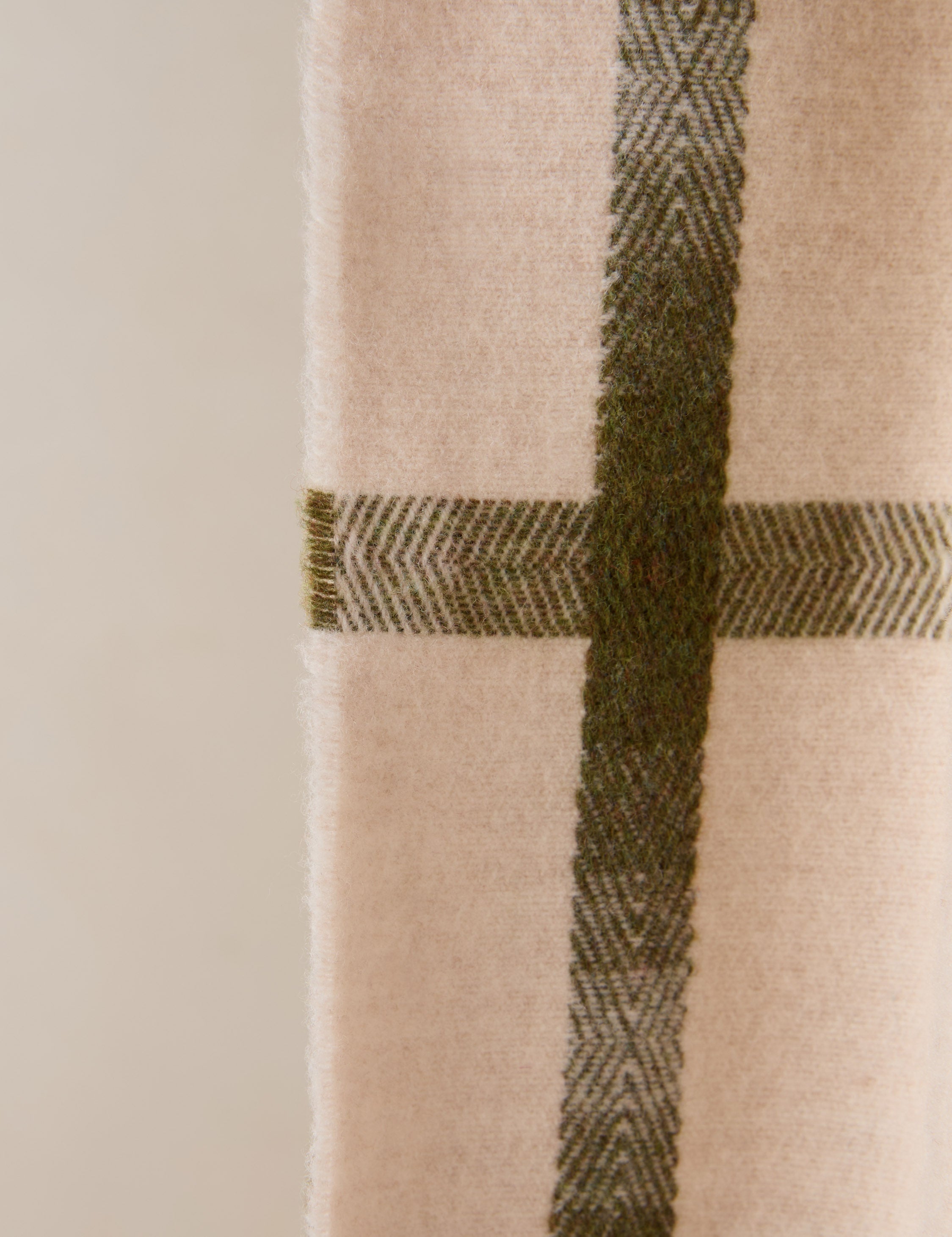Lulu and Georgia Atwood Lambswool Throw – Pear - view 5
