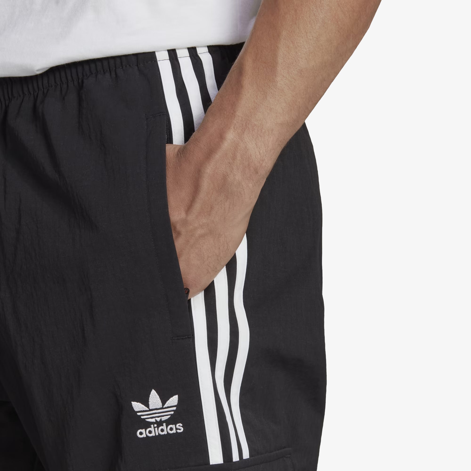 Adidas Originals | ADICOLOR CLASSICS 3-STRIPES CARGO PANTS { BLACK - view 2