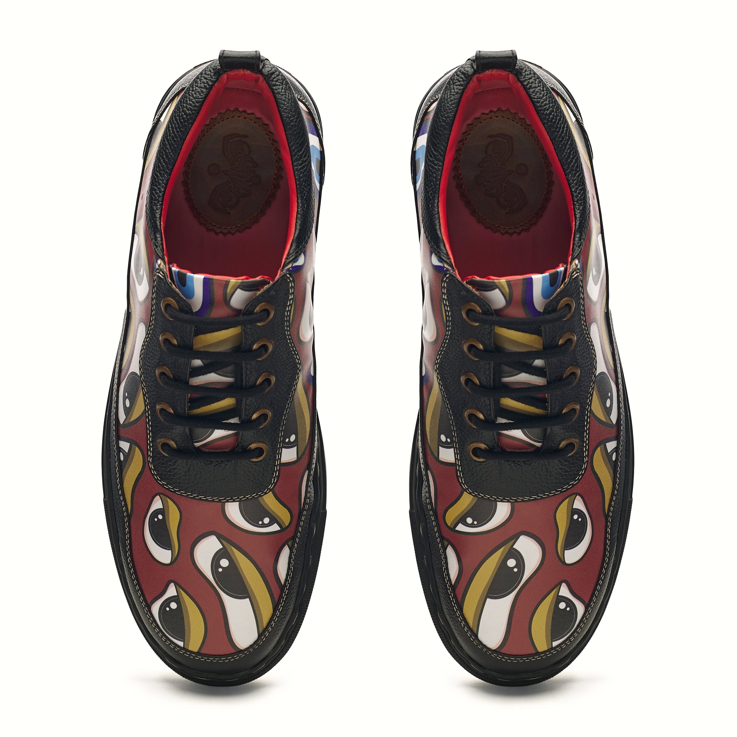 Banjaaran India ‘Nazar’ Sneaker Women – Crimson - view 2
