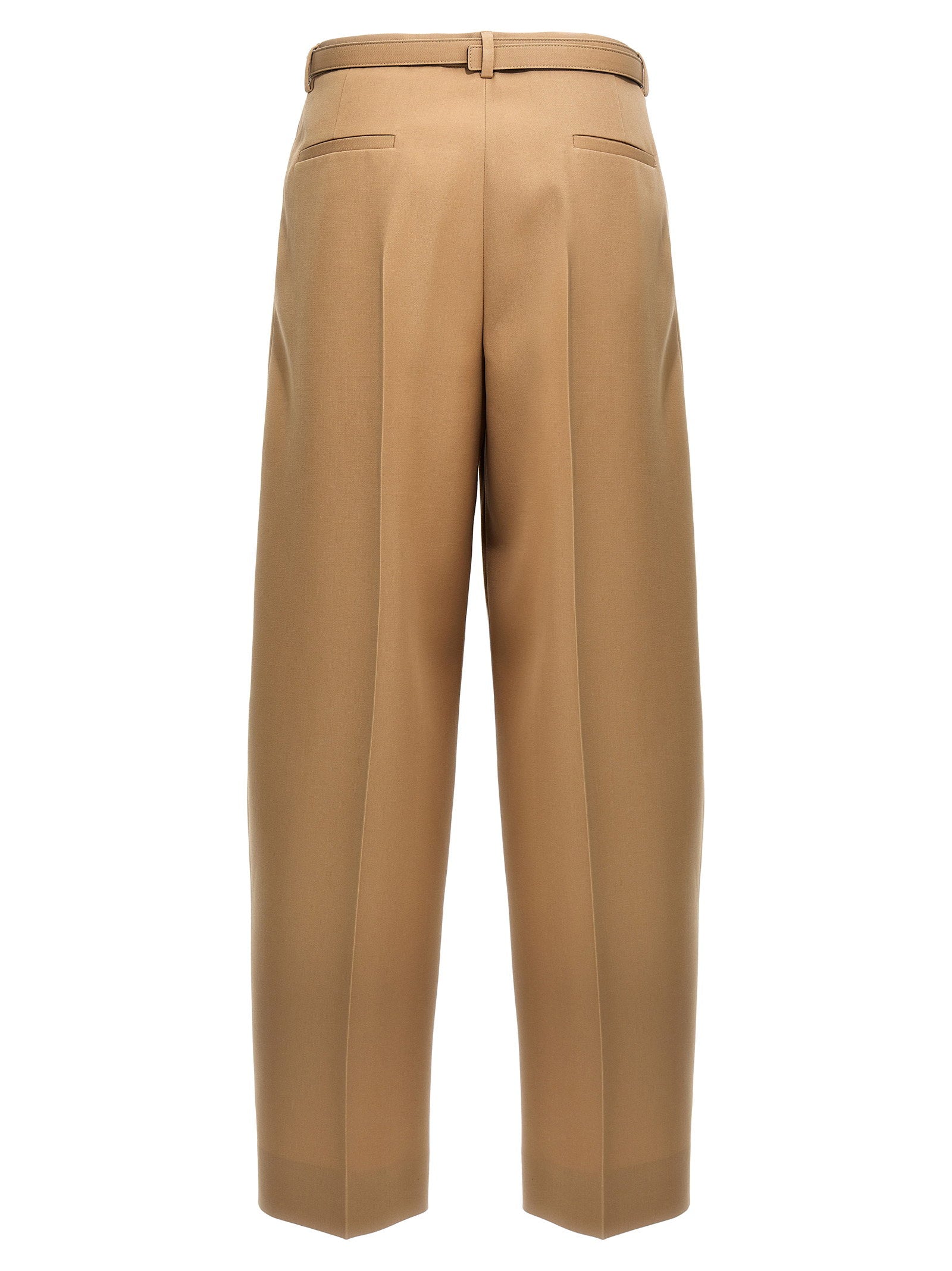 Jil Sander Gabardine Belt Pants – 100% wool - view 2