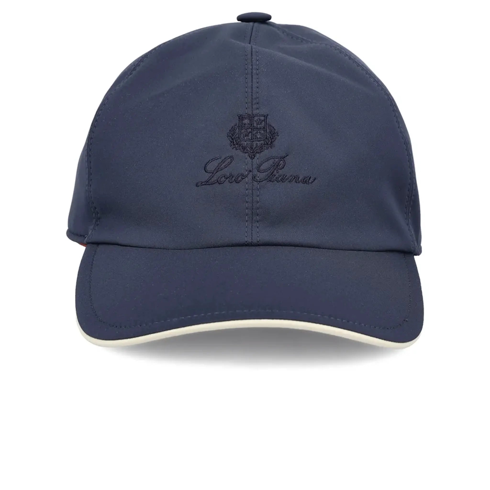 Loro Piana Microfibre Storm System Royal Navy Ivory Baseball Cap - view 2