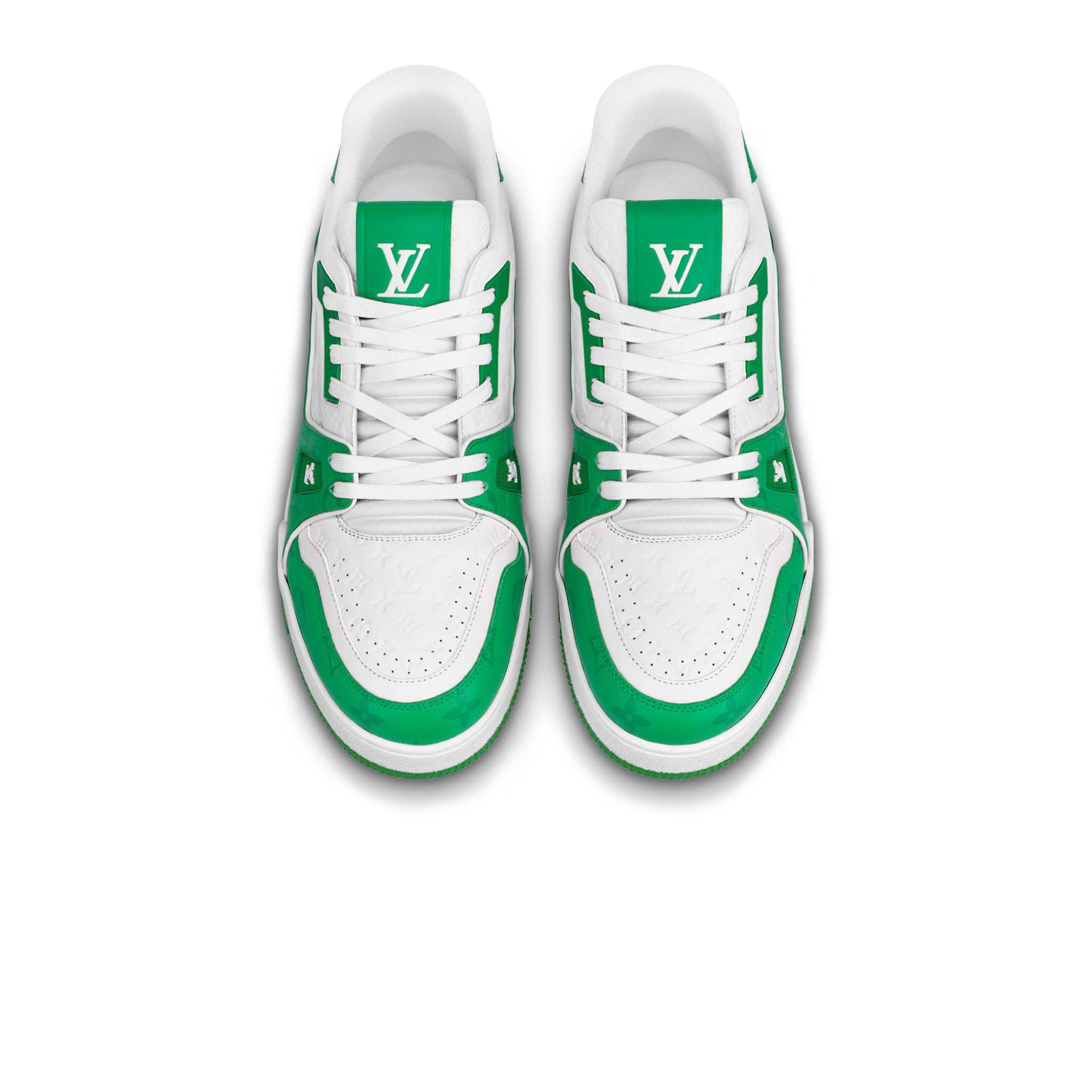Louis Vuitton LV Trainer '54' White Green Sneaker - view 3