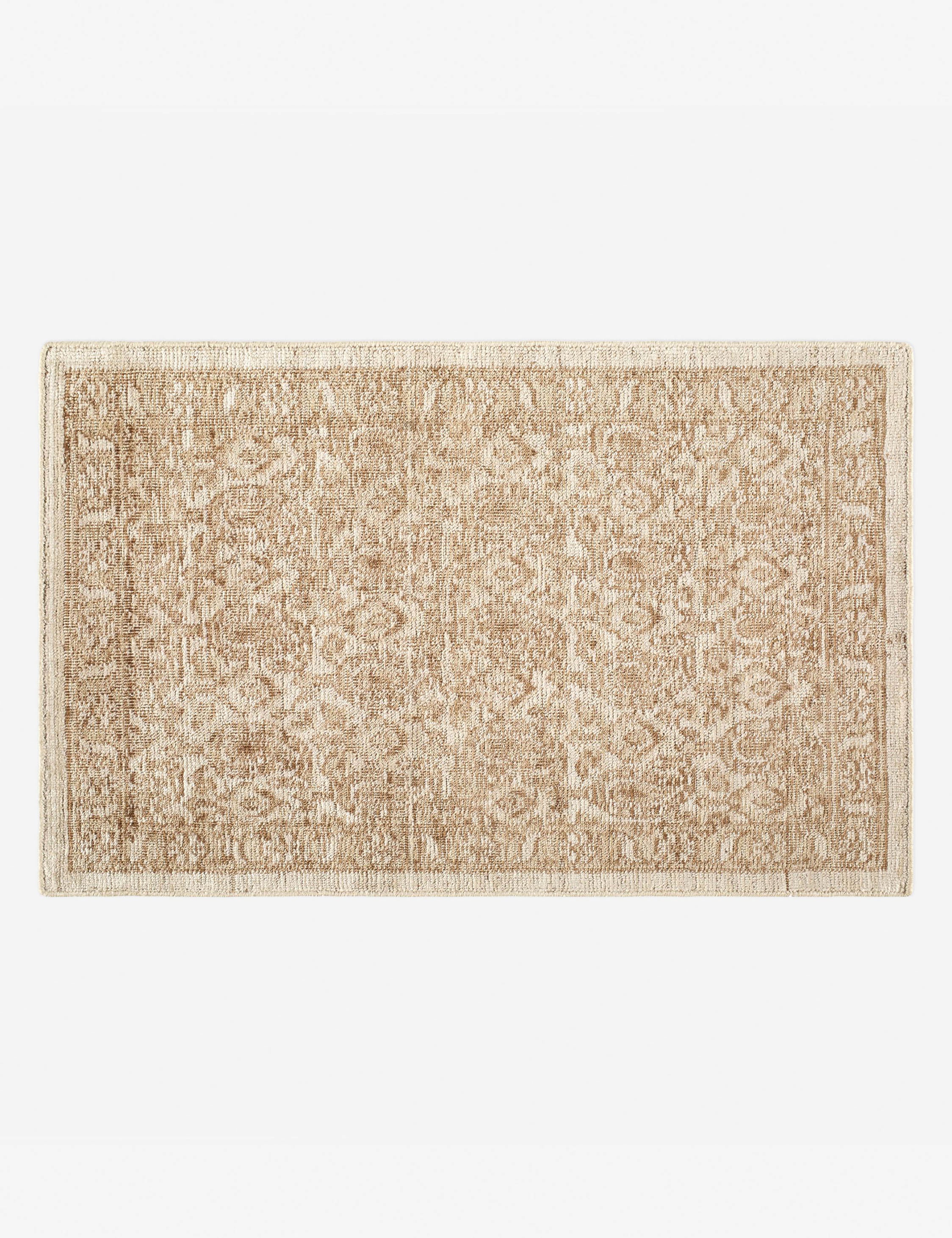 Lulu and Georgia Irina Hand-Knotted Rug – Tan and Cream - view 2