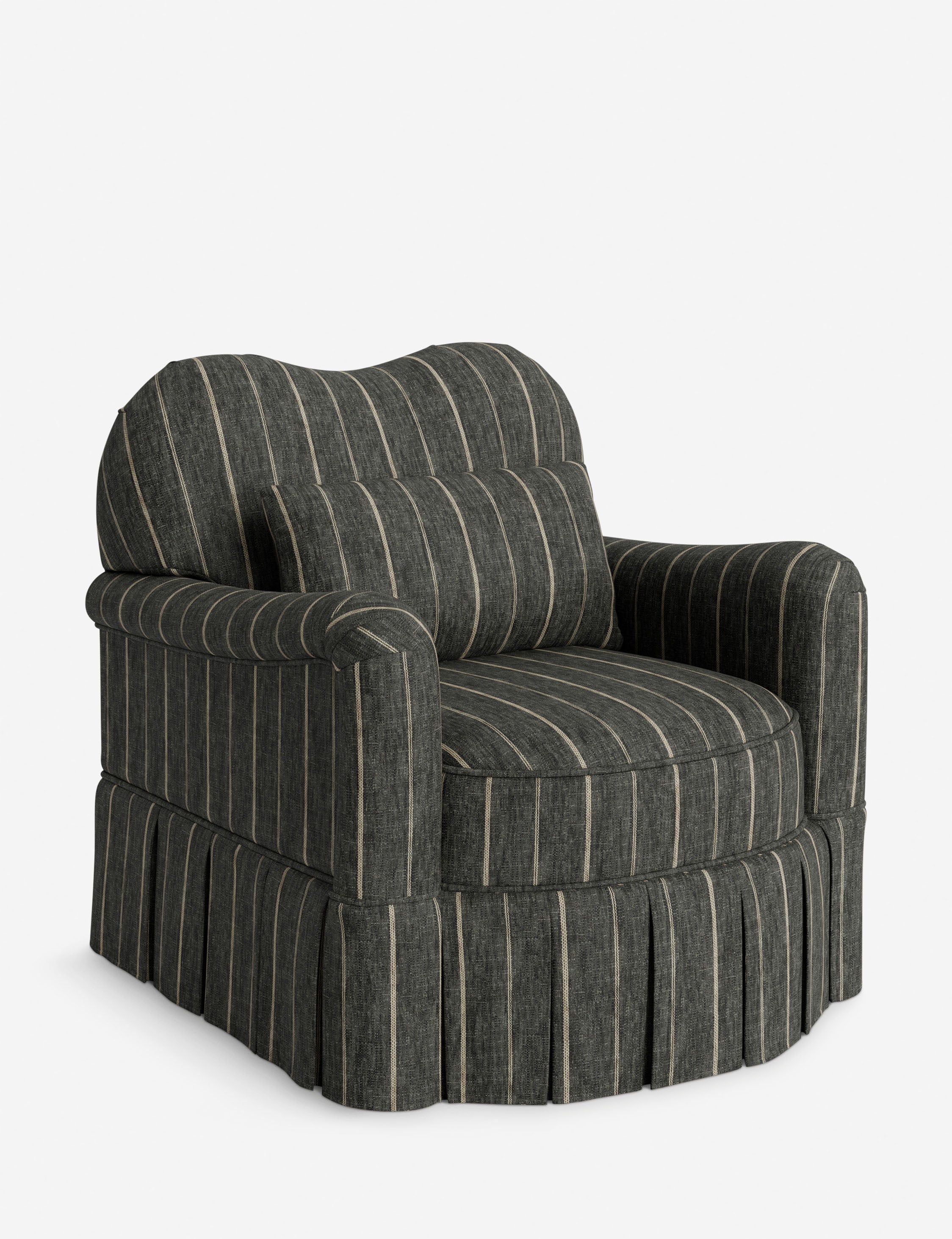 Lulu and Georgia Middleton Skirted Accent Chair by Ginny Macdonald - view 183