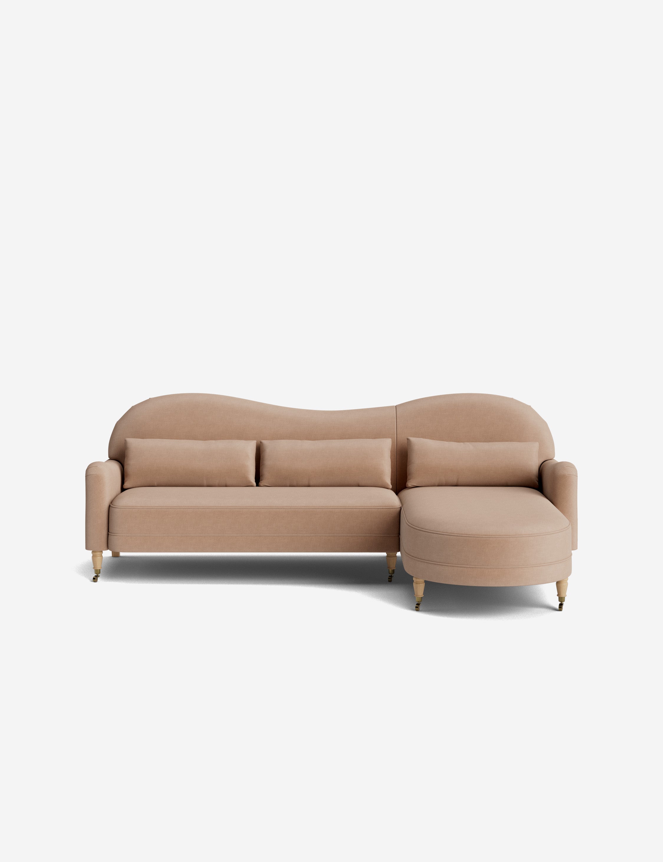 Lulu and Georgia Middleton Chaise Sectional Sofa by Ginny Macdonald