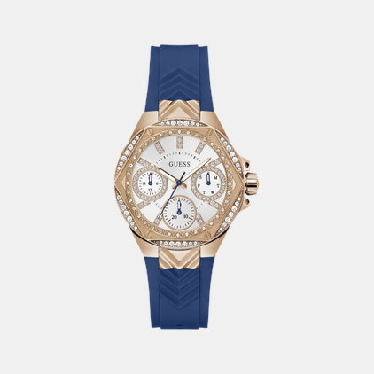 Guess Envy Women Quartz White Dial Multi-Function Silicone Watch GW0774L3