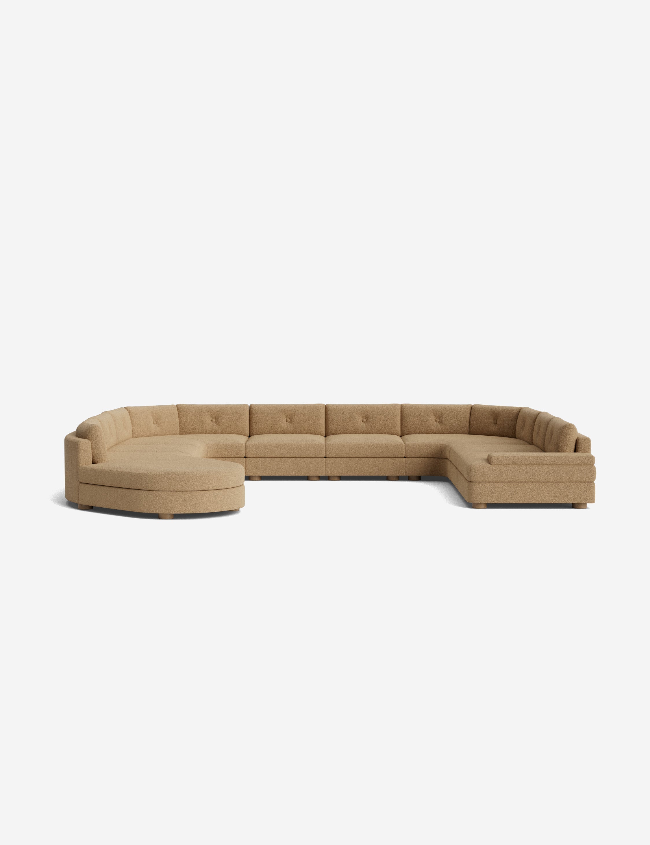 Lulu and Georgia Hill Modular U-Shaped Sectional Sofa - view 13