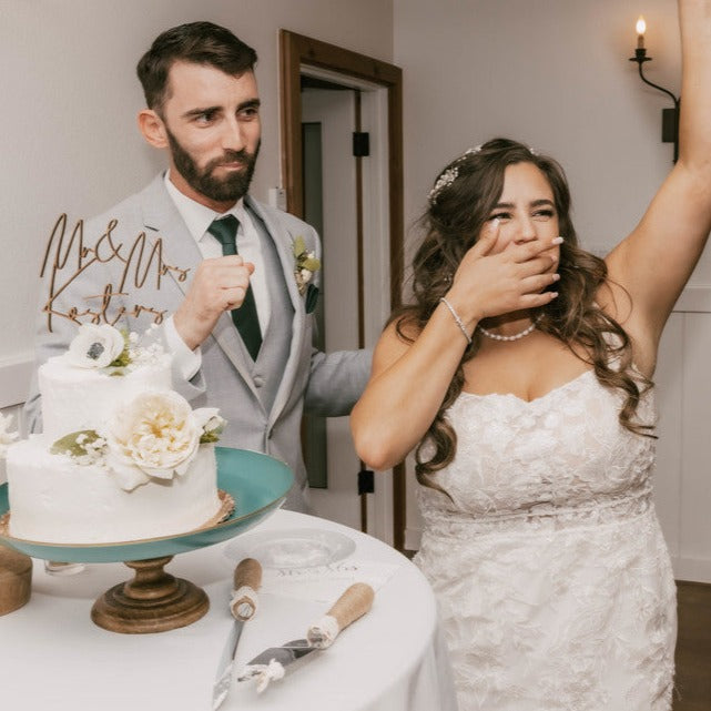 fiftyflowers.com Modern White and Green Forest Wedding