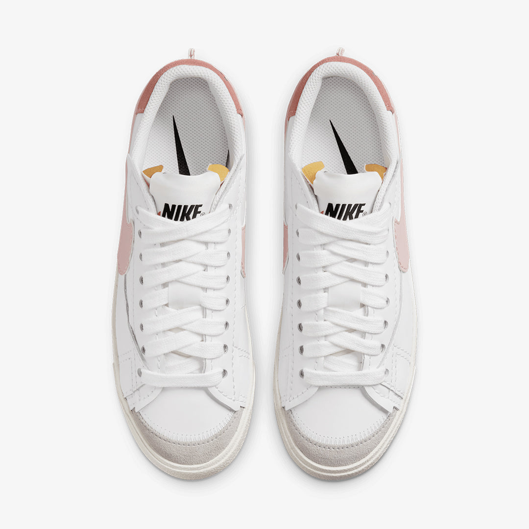 Nike | BLAZER LOW '77 JUMBO { WHITE/PINK OXFORD-ROSE WHISPER-WHITE - view 2