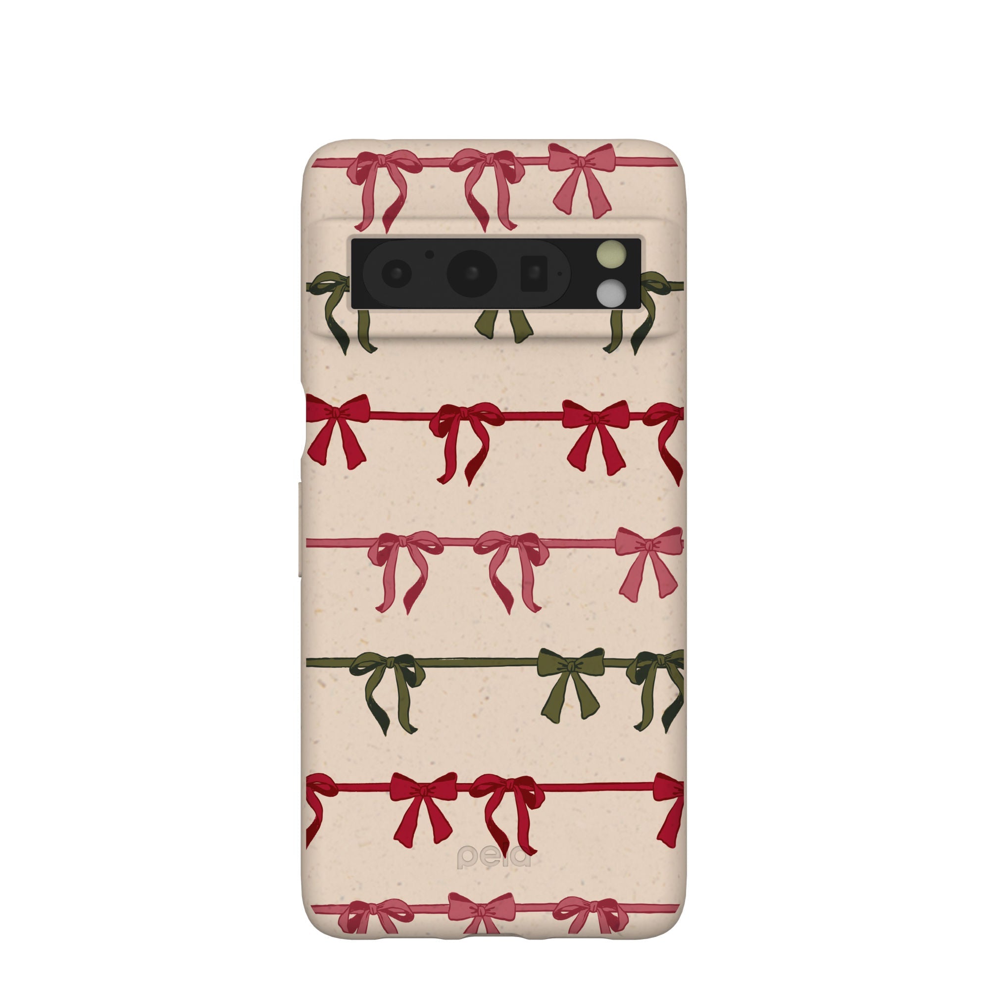 Pela Case Seashell Holiday Bows Google Pixel 8 Pro Case
