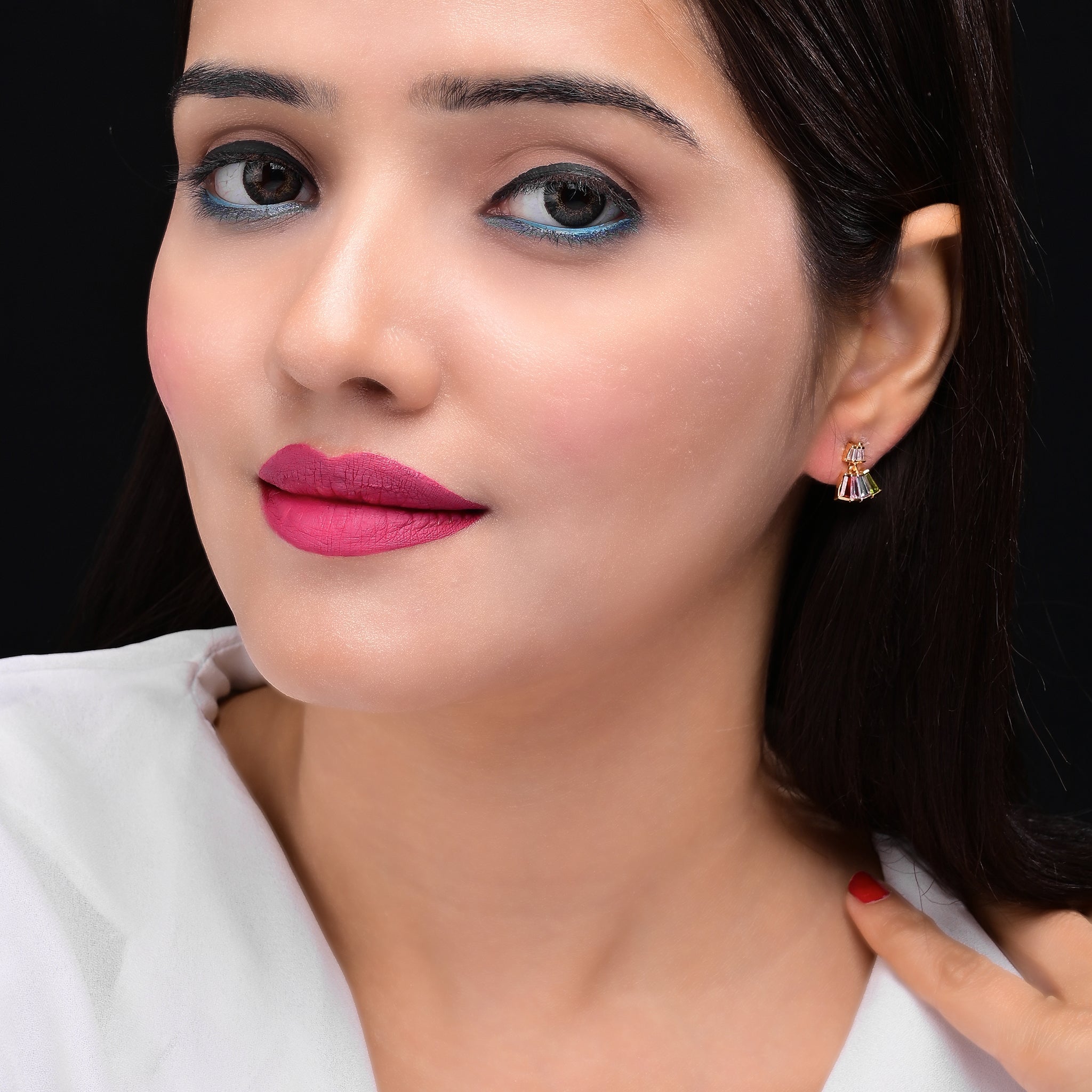 Branta Multicolor Majesty Diamond Earrings - view 3