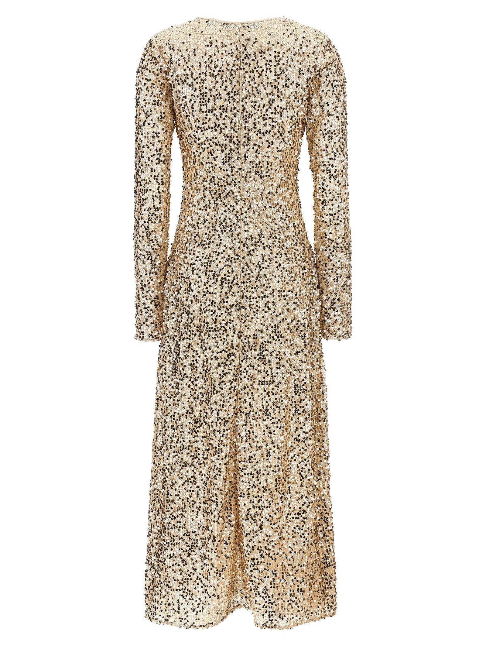 Rotate Birger Christensen Net Sequins Midi Dress - view 2
