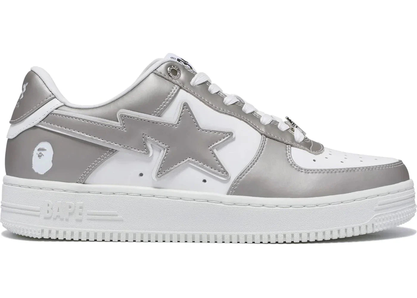 Sta 4 silver – A Bathing Ape Bape Sta #4 Silver