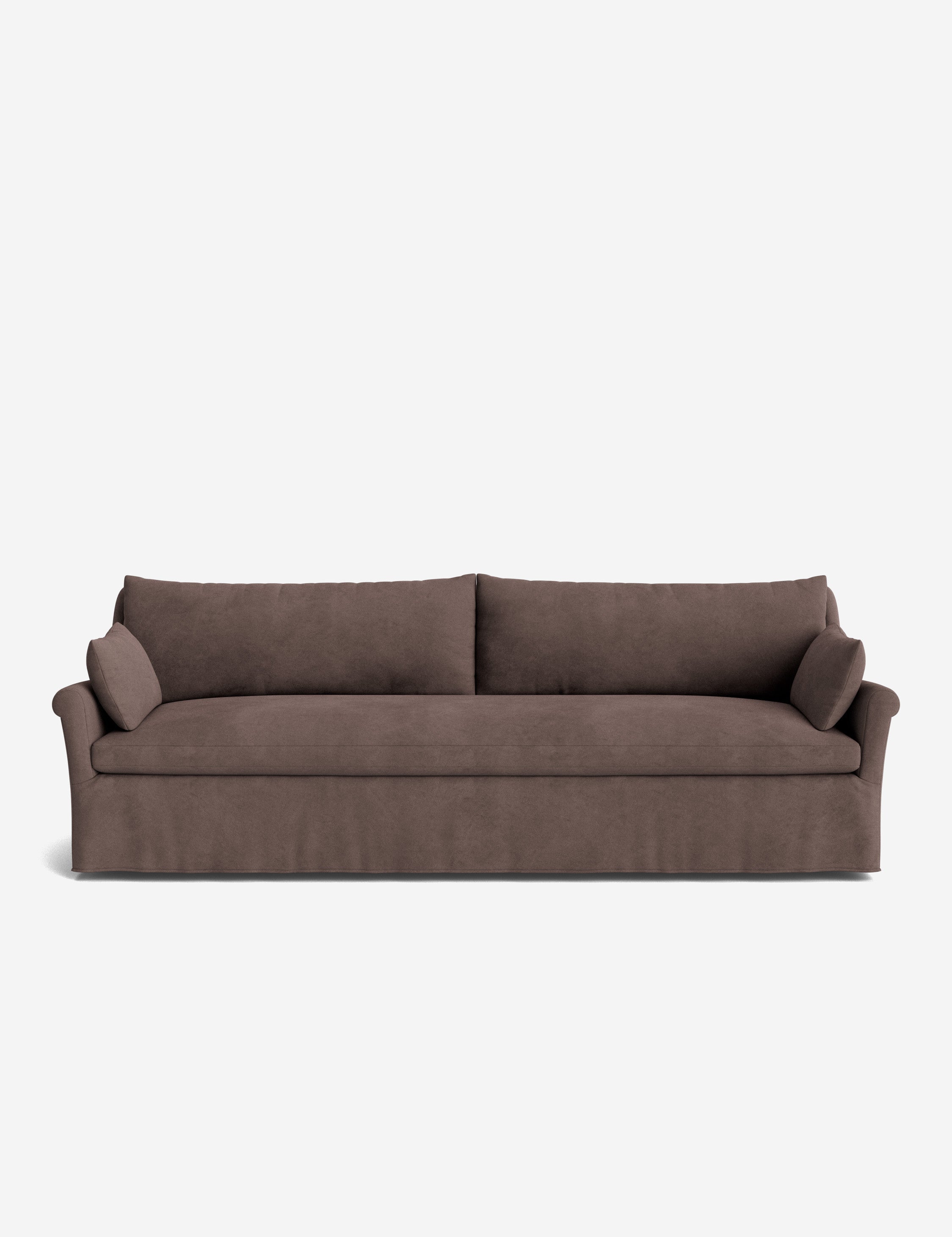 Lulu and Georgia Portola Rolled Arm Slipcover Sofa - view 30