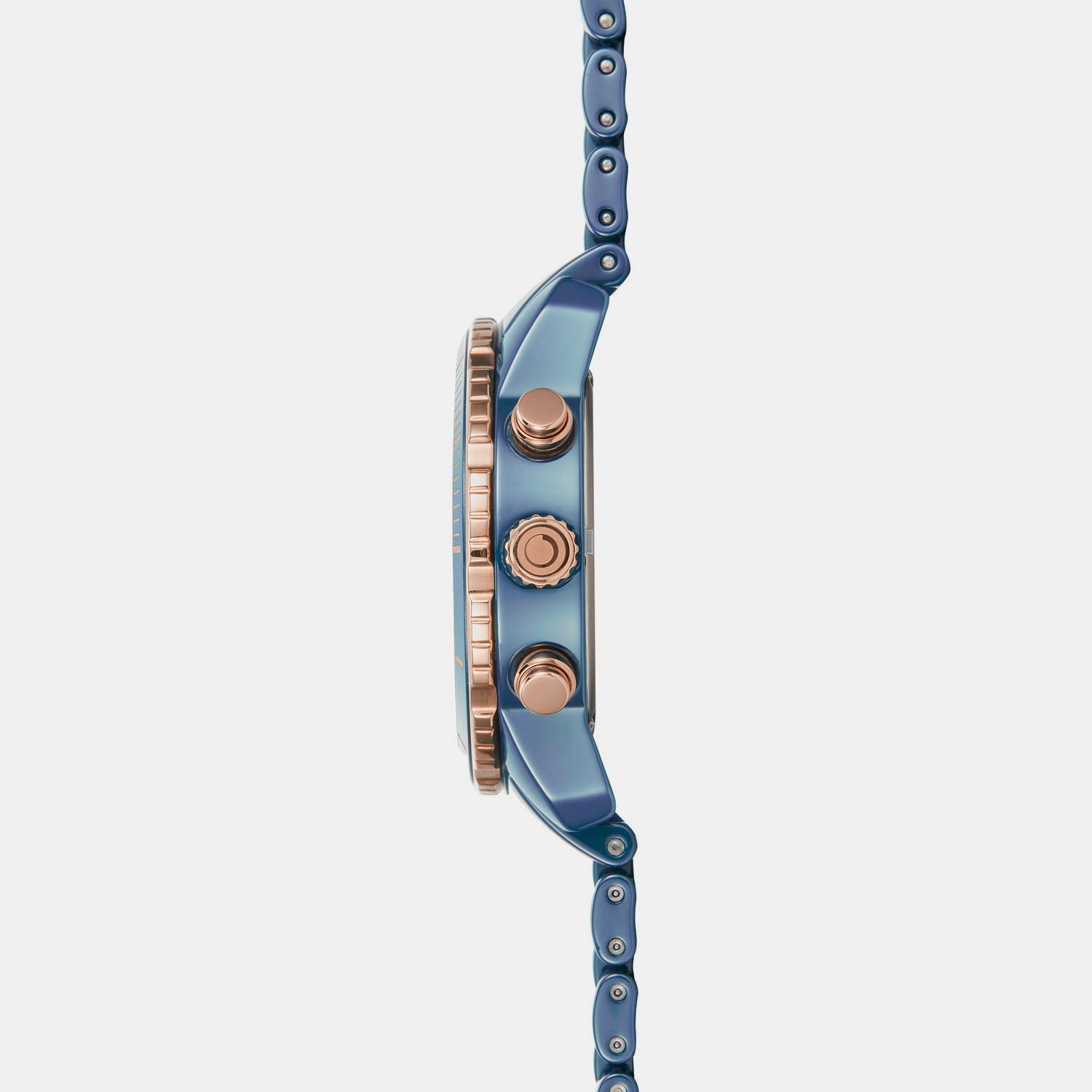 Obaku Falk Men Quartz Blue Dial Analog Ceramic Watch V278GCSLCL - view 3