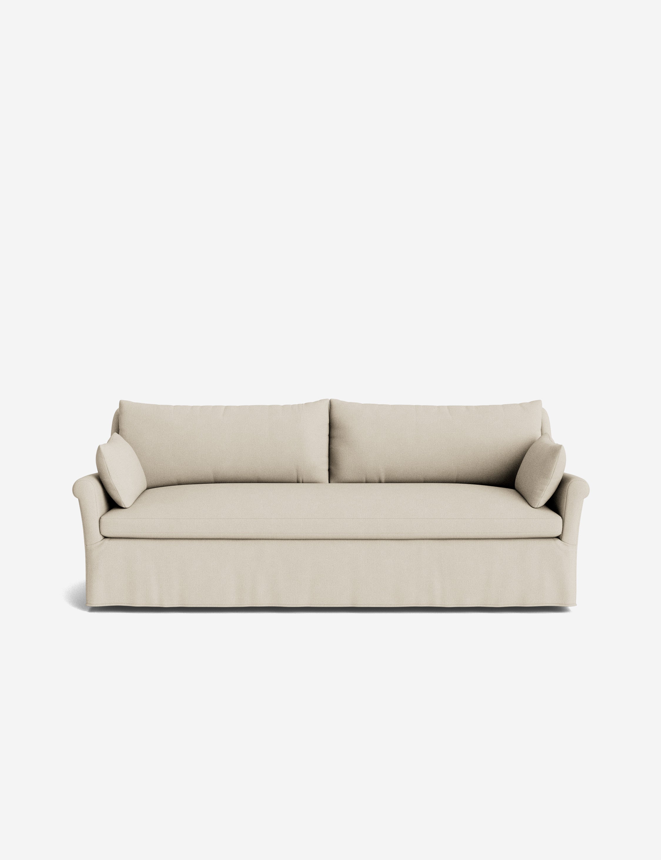 Lulu and Georgia Portola Rolled Arm Slipcover Sofa - view 101