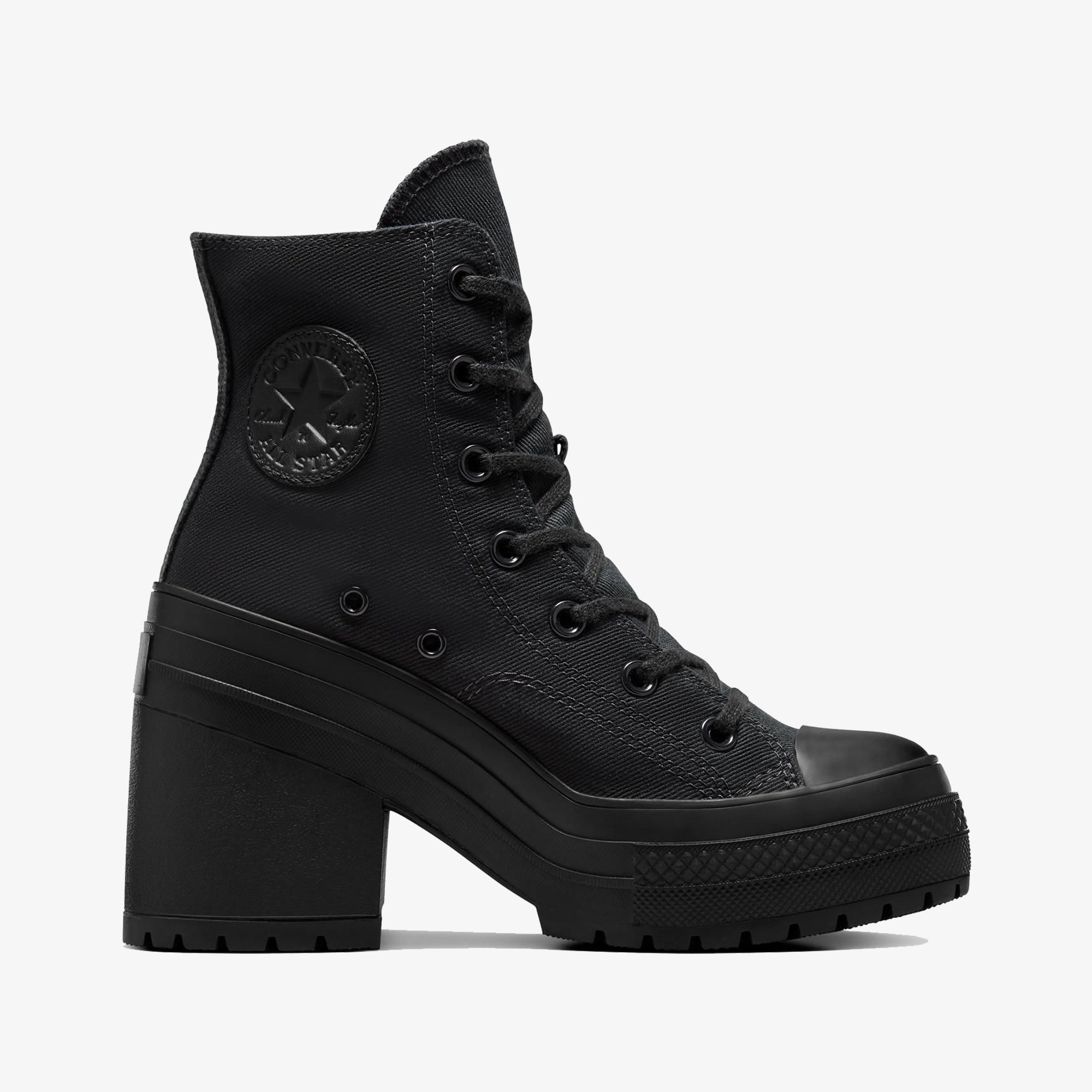 Converse | CHUCK 70 DE LUXE HEEL { BLACK/BLACK