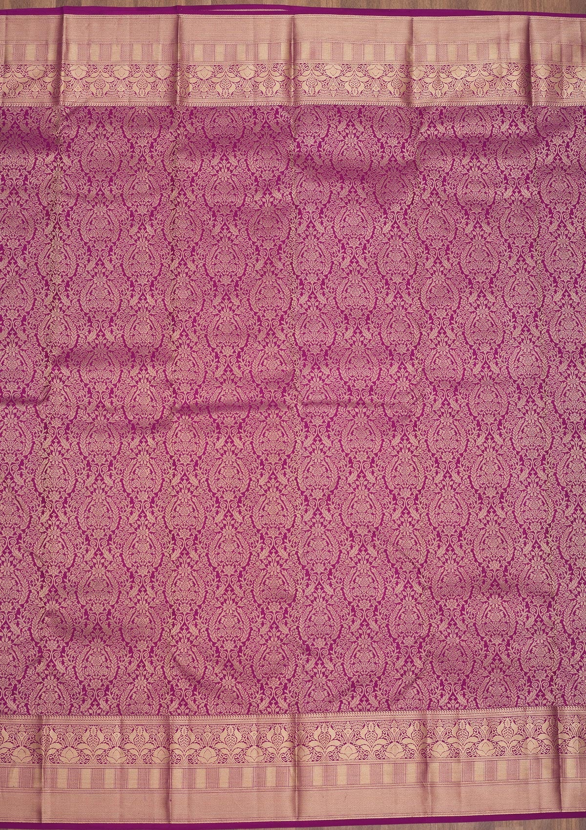 Koskii Lavender Zariwork Pure Silk Saree – Women's - view 6