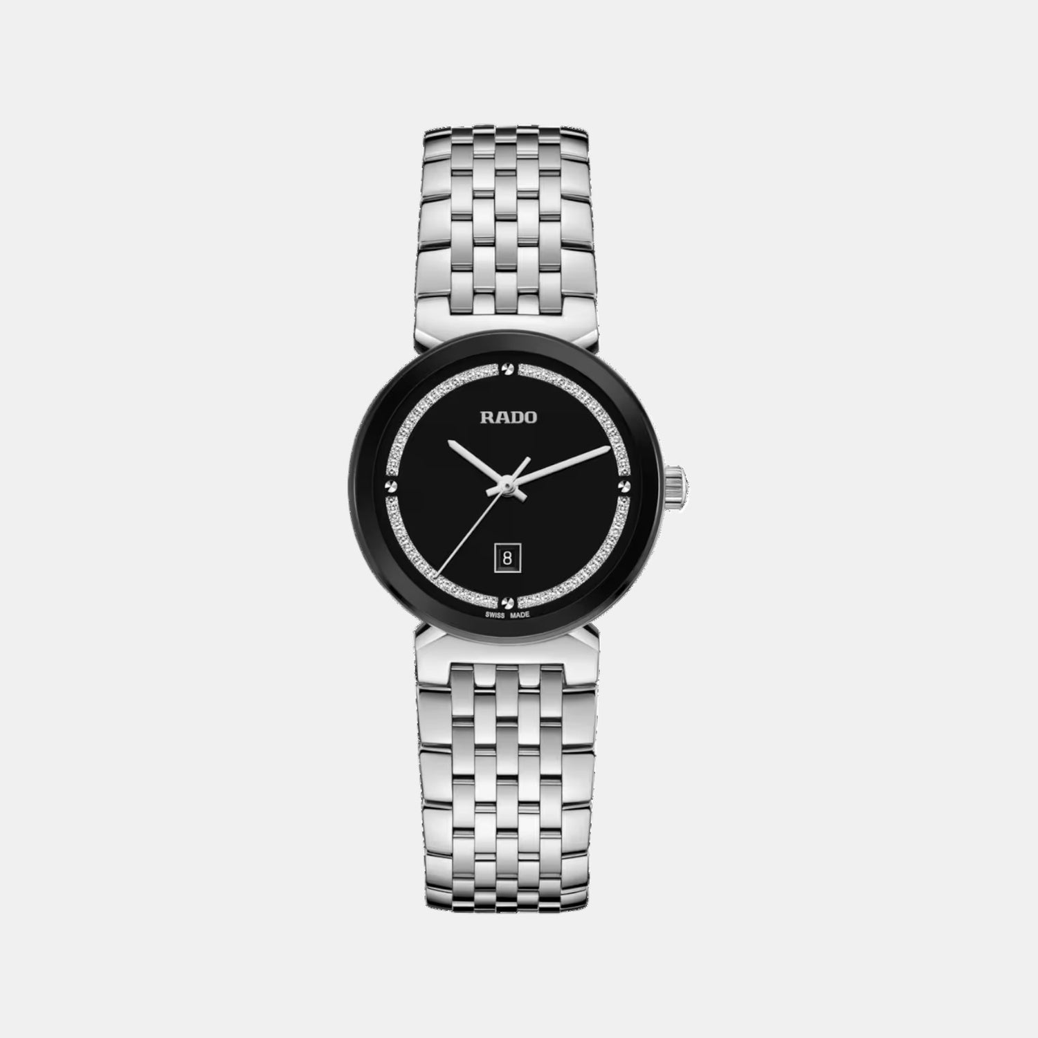 Rado Florence Women Quartz Black Dial Analog Stainless Steel Watch R48913163