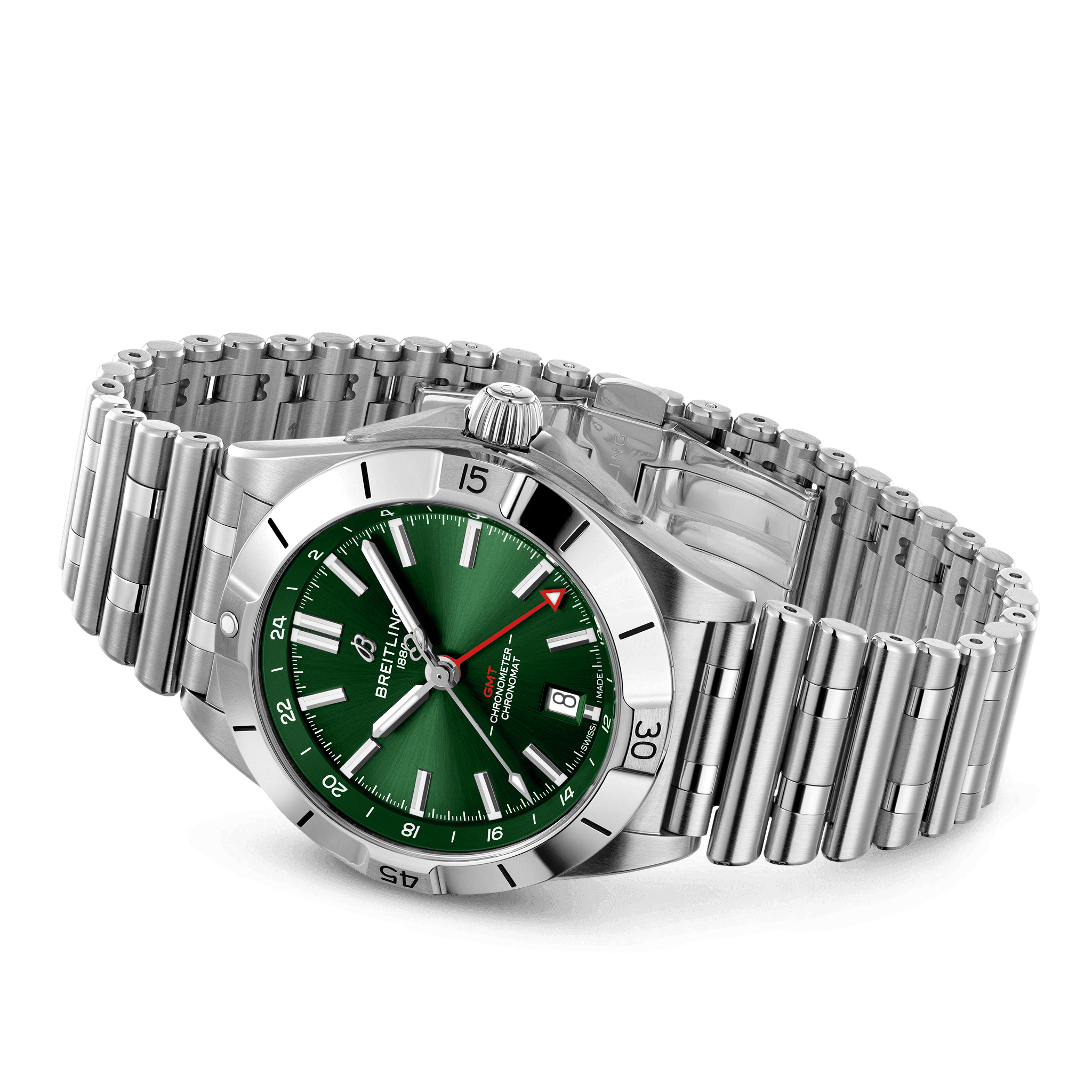 Breitling Chronomat Automatic GMT Green Dial Men 40mm - view 2