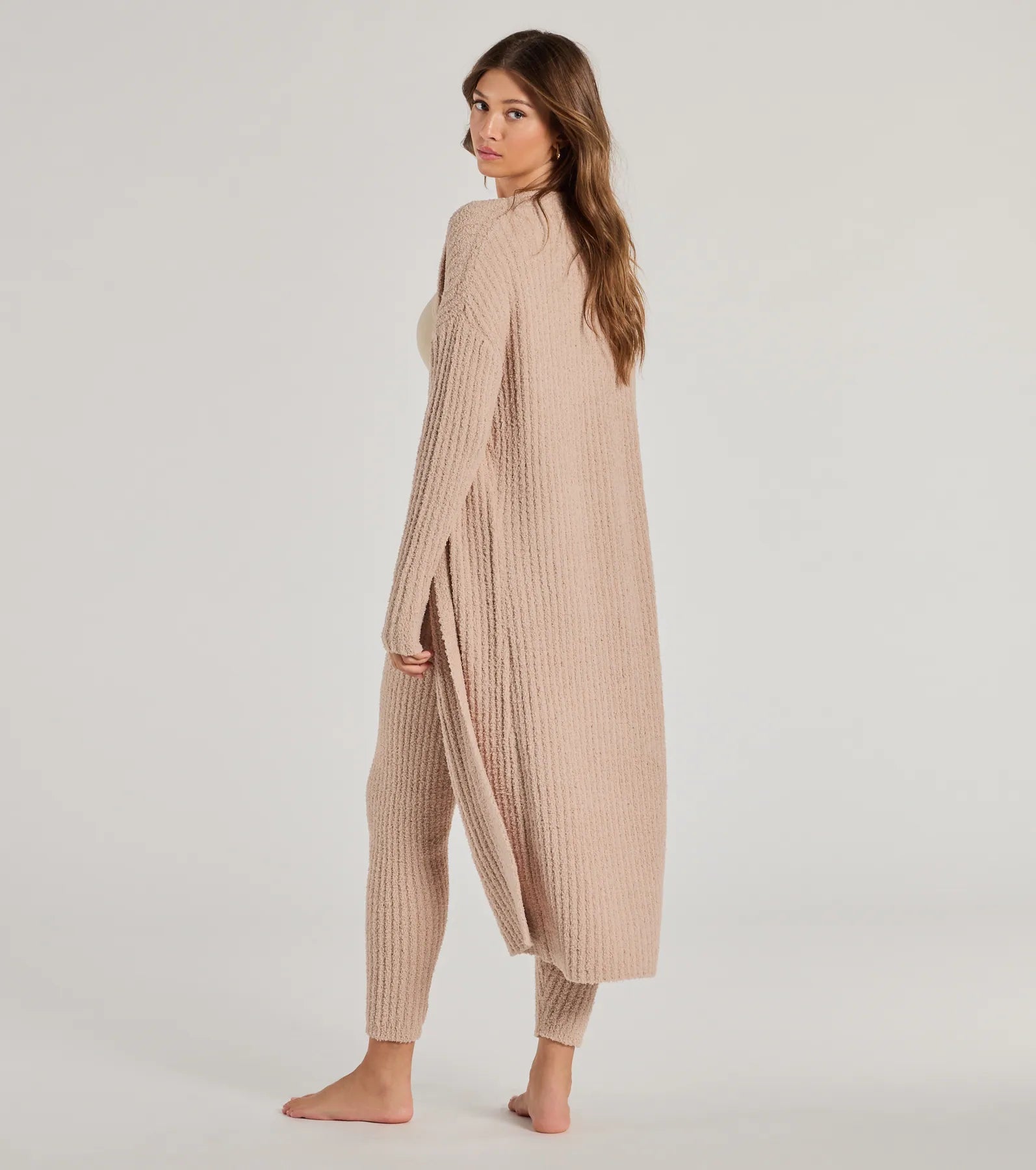 Windsor Cozy Layers Chenille Knit Long Sleeve Duster - view 2