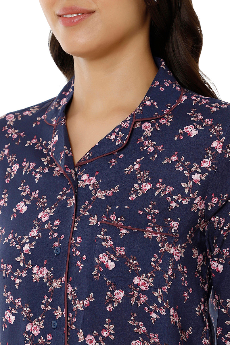 Amante Sleep Set - Rosy Nights Print - view 4